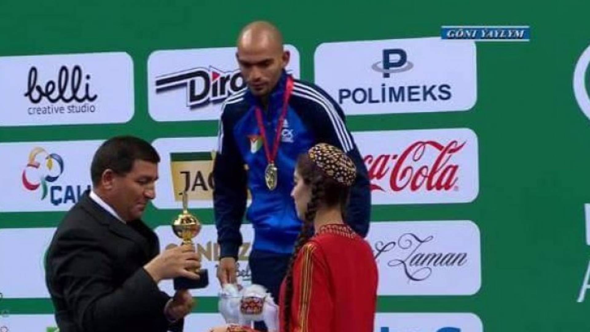 اللاعب عدي أبو حصوة يحرز الميدالية الذهبية لوزن تحت 63.5 كغم