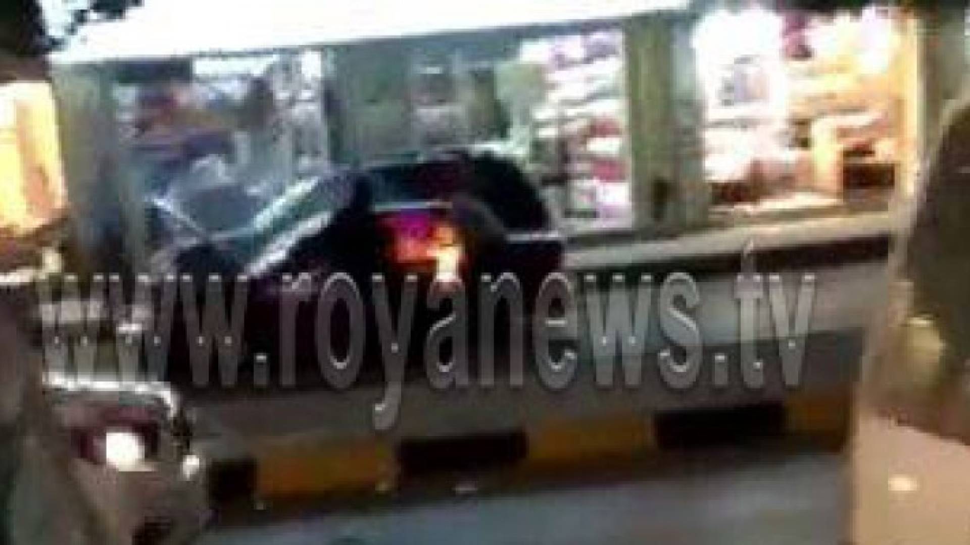 حريق مركبة بسبب تماس كهربائي في اربد