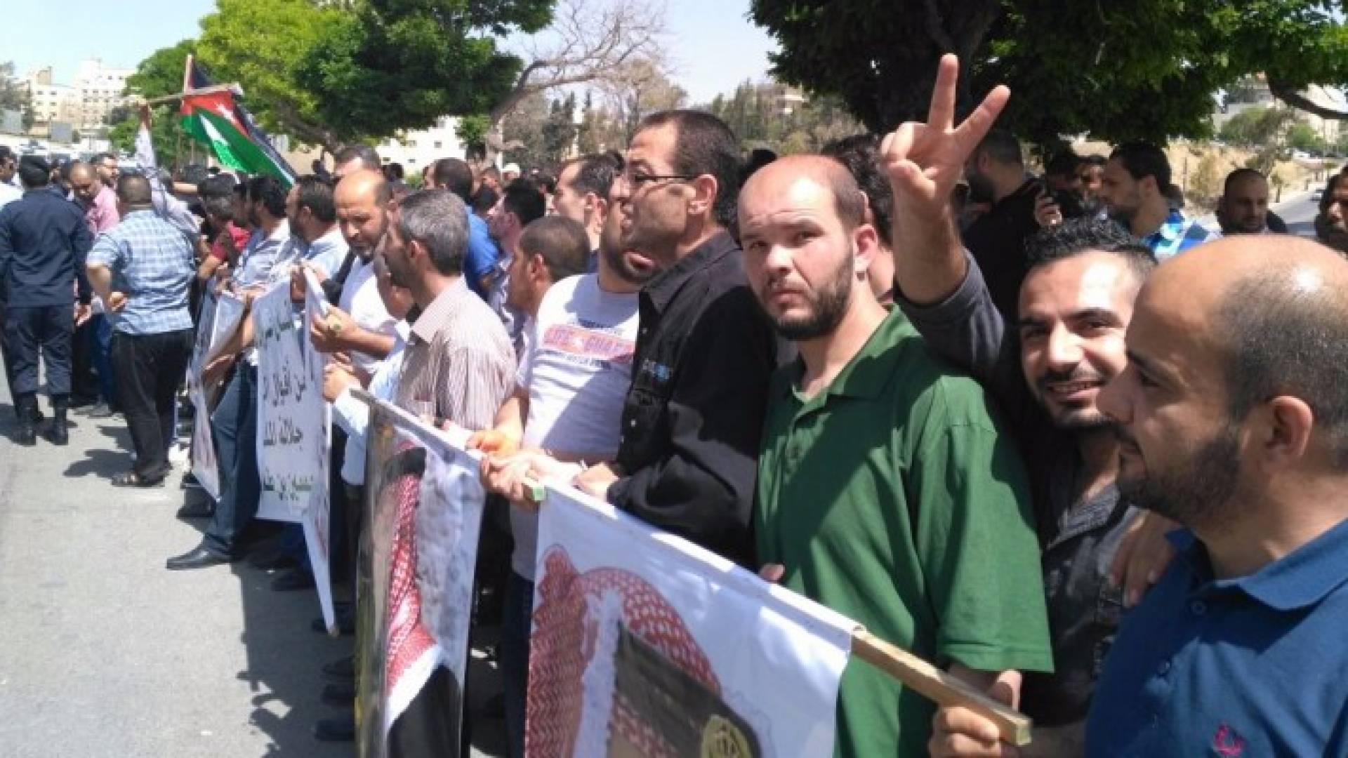 اعتصام لعمال شركة الكوابل في المفرق