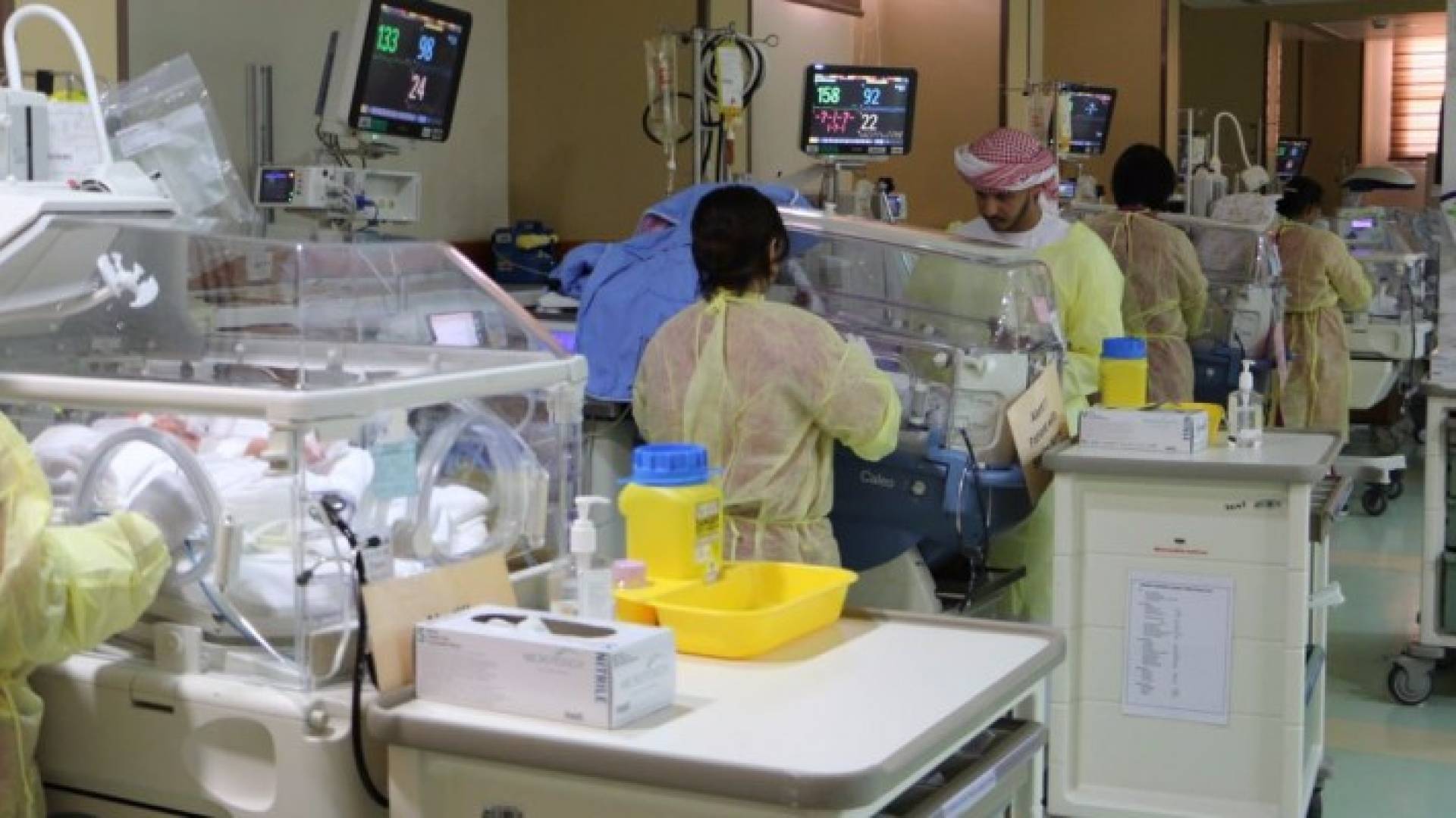 صورة من داخل مستشفى إماراتي 