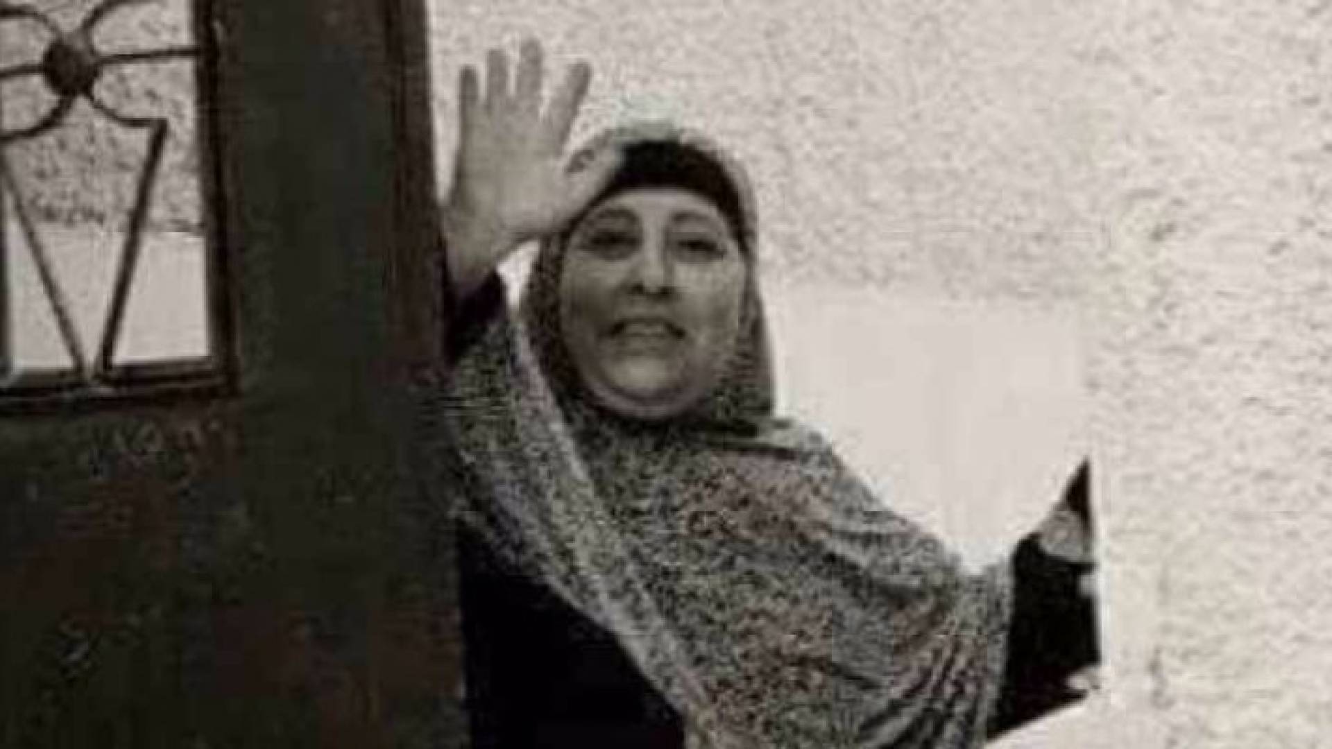 الراحلة والدة الأسير الفلسطيني محمد دلايشة