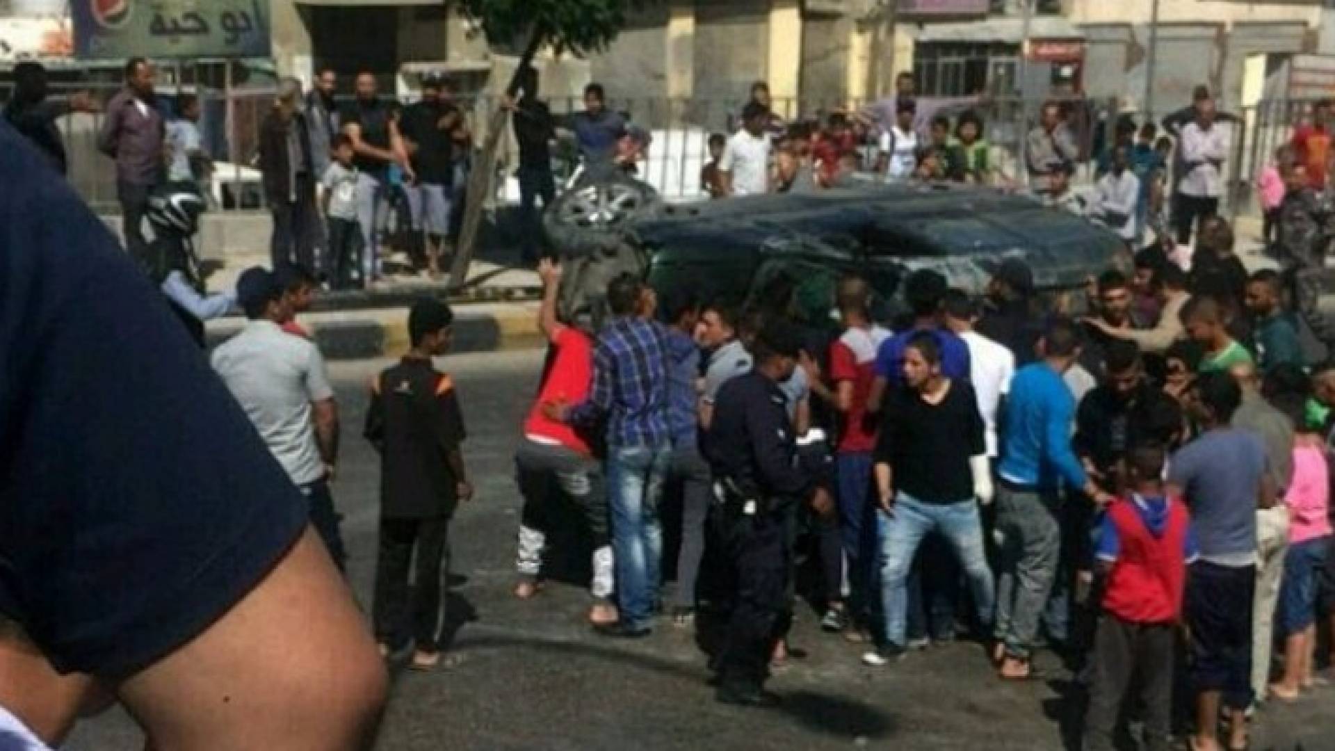 الصور من شهود عيان