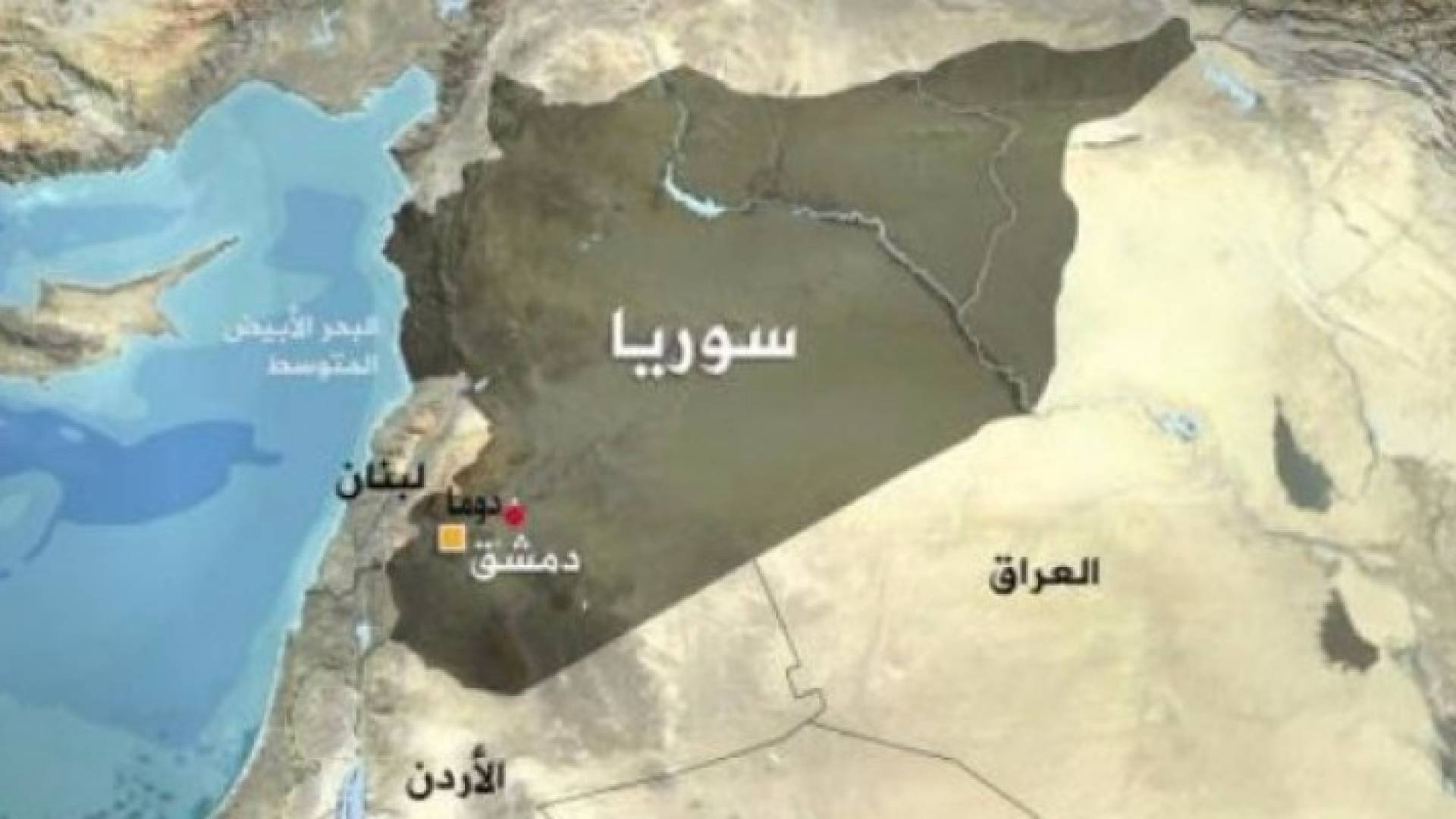 خارطة لسوريا