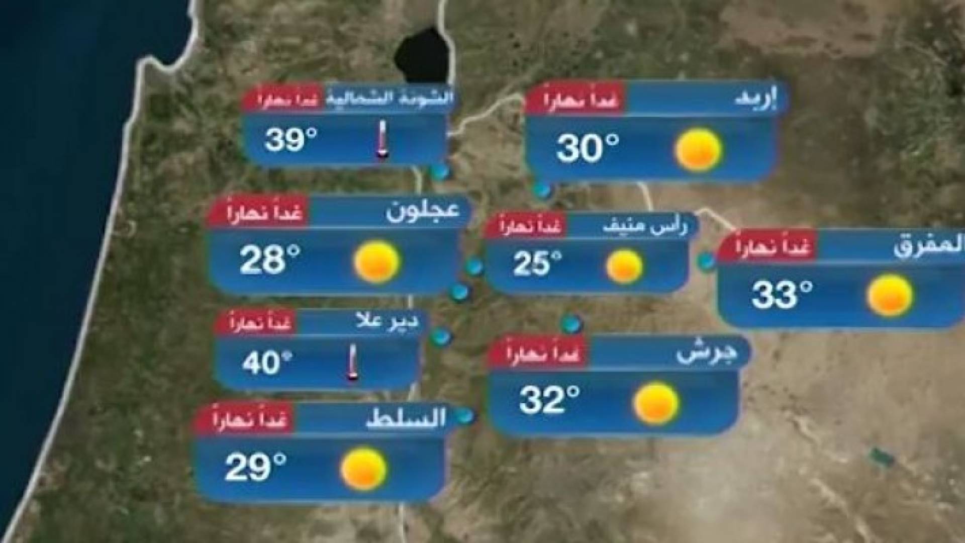 من النشرة الجوية