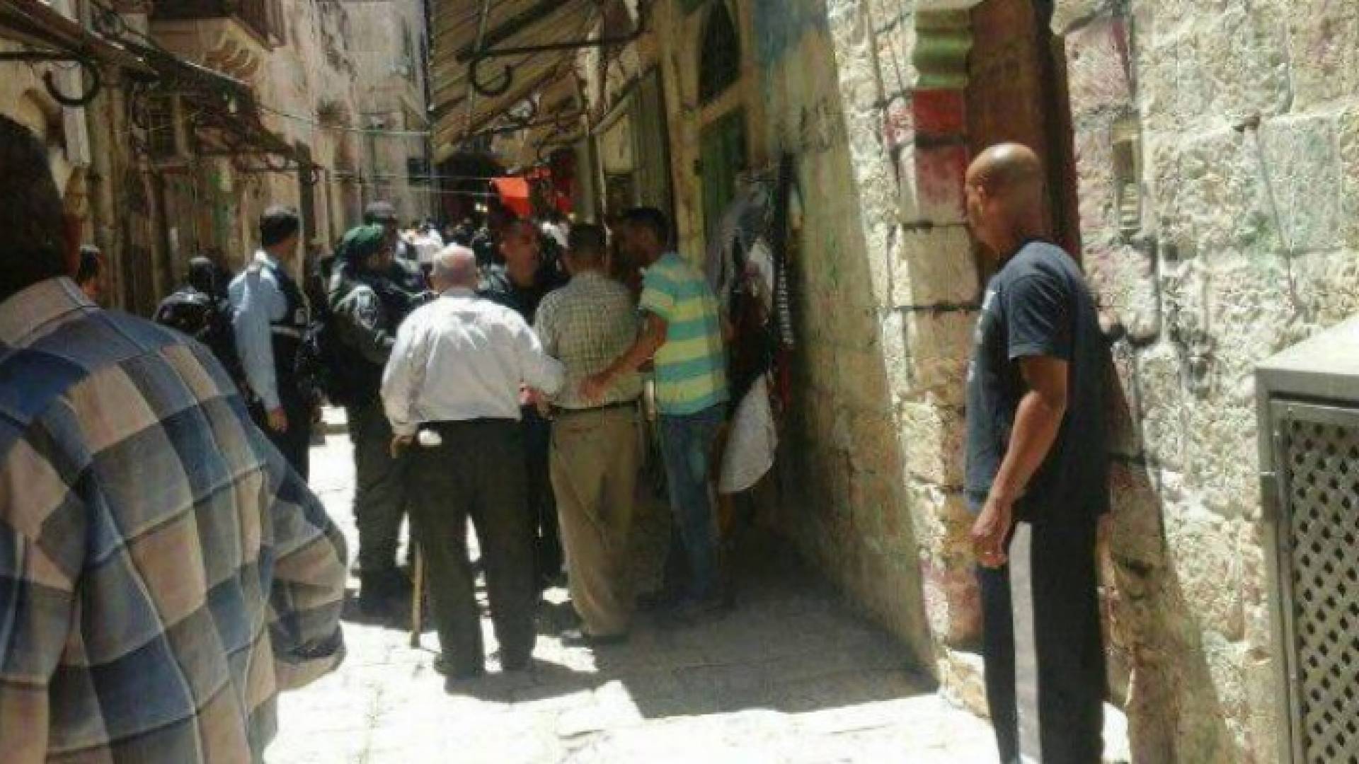 مكان استشهاد الاردني في القدس