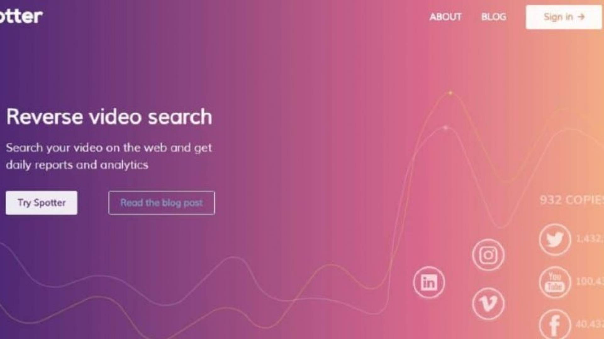 خدمةSpotter تتيح للمستخدمين البحث في شبكة الإنترنت عن الفيديوهات المسروقة بكل سهولة
