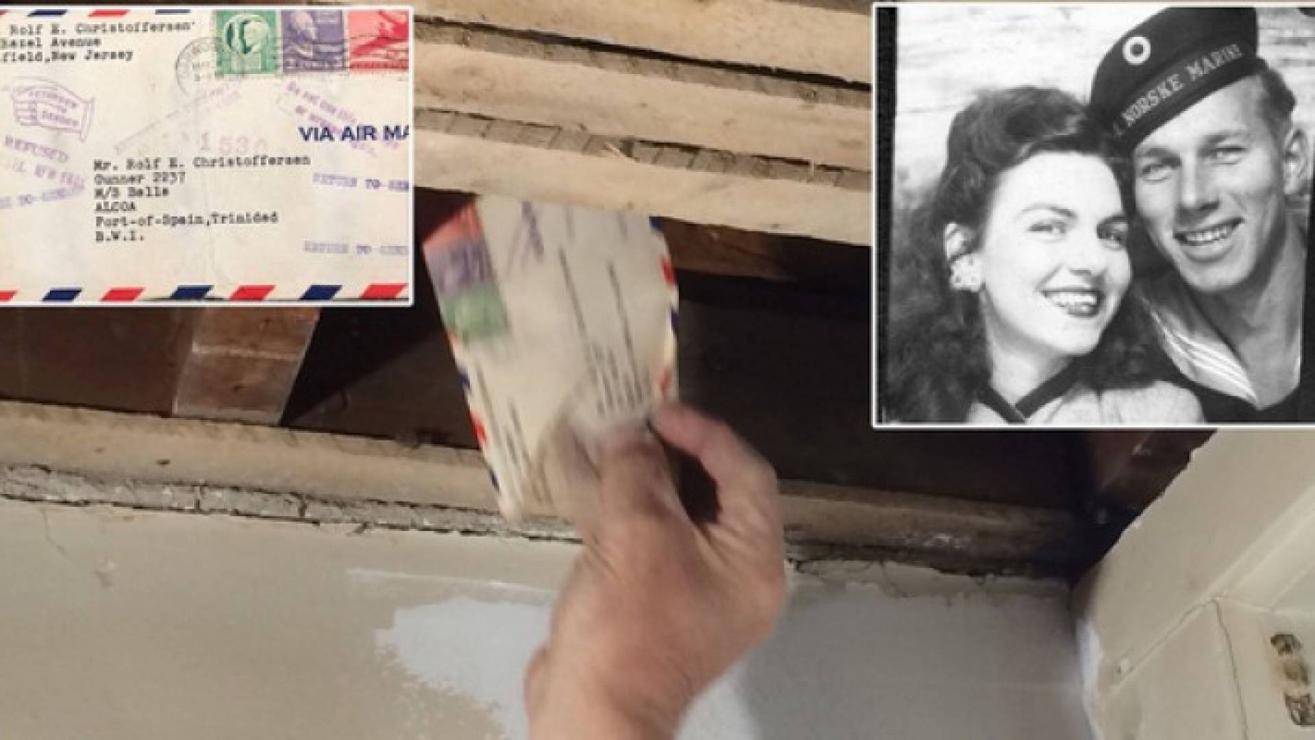 رسالة غرامية تصل أخيرا إلى جندي بالحرب العالمية الثانية
