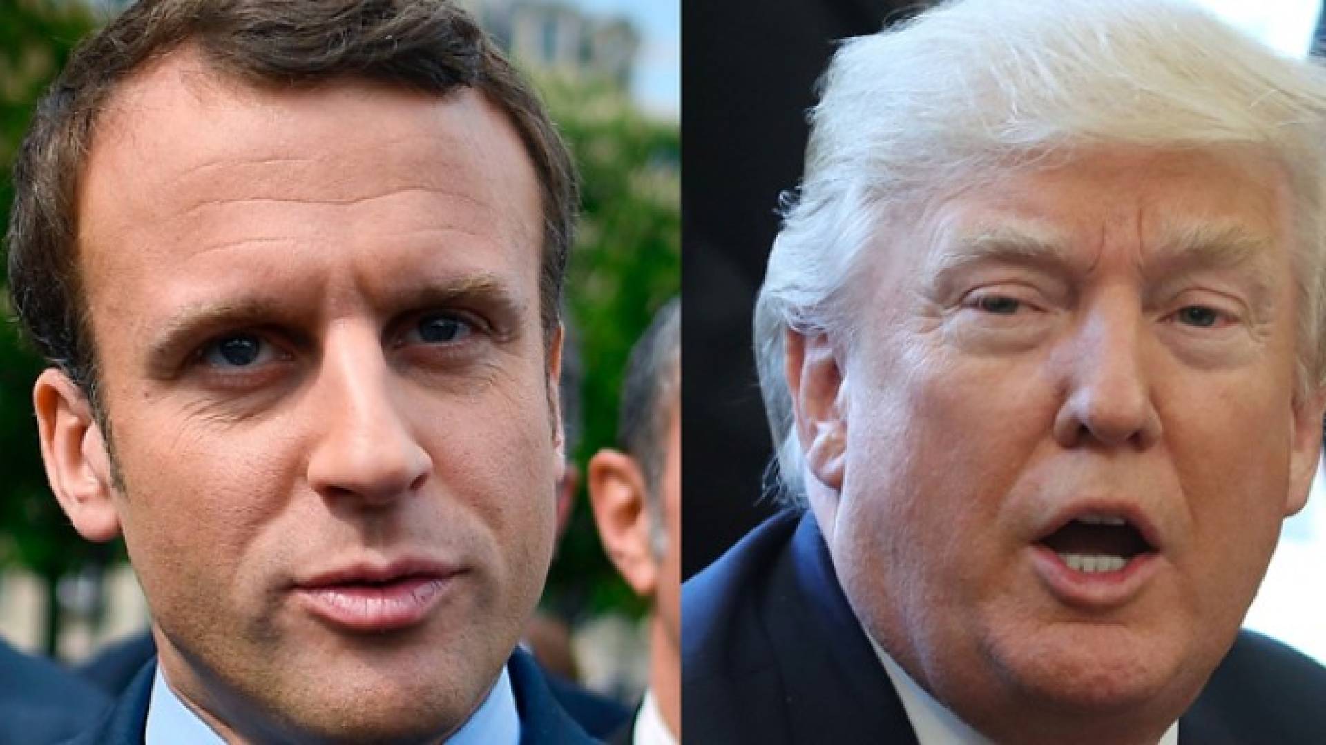ترمب وماكرون