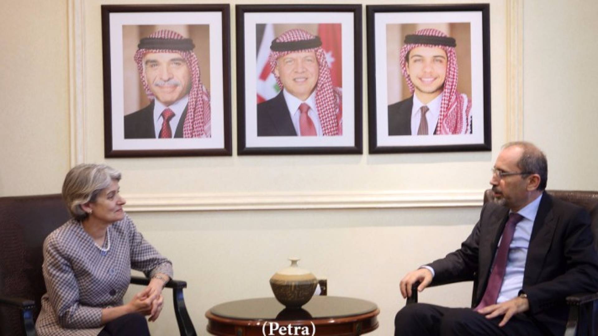 الصفدي يلتقي مسؤولين دوليين