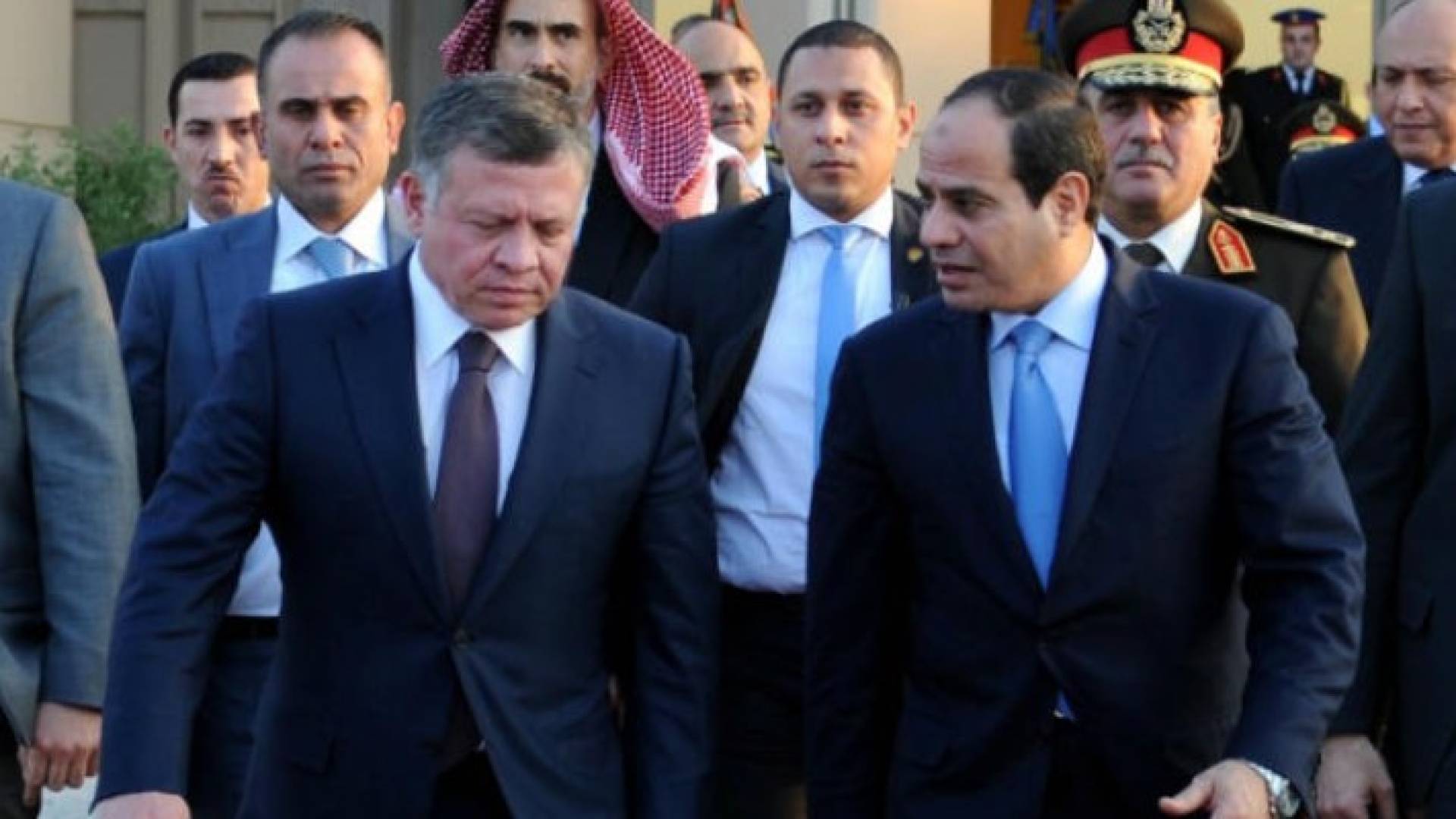 جلالة الملك والرئيس المصري عبدالفتاح السيسي - ارشيفية