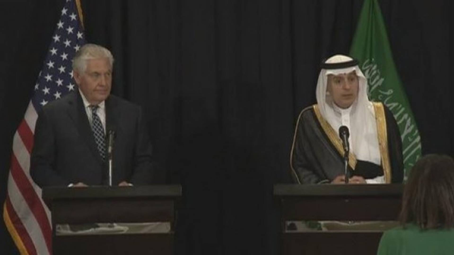 وزير الخارجية السعودي ووزير الخارجية الأمريكي