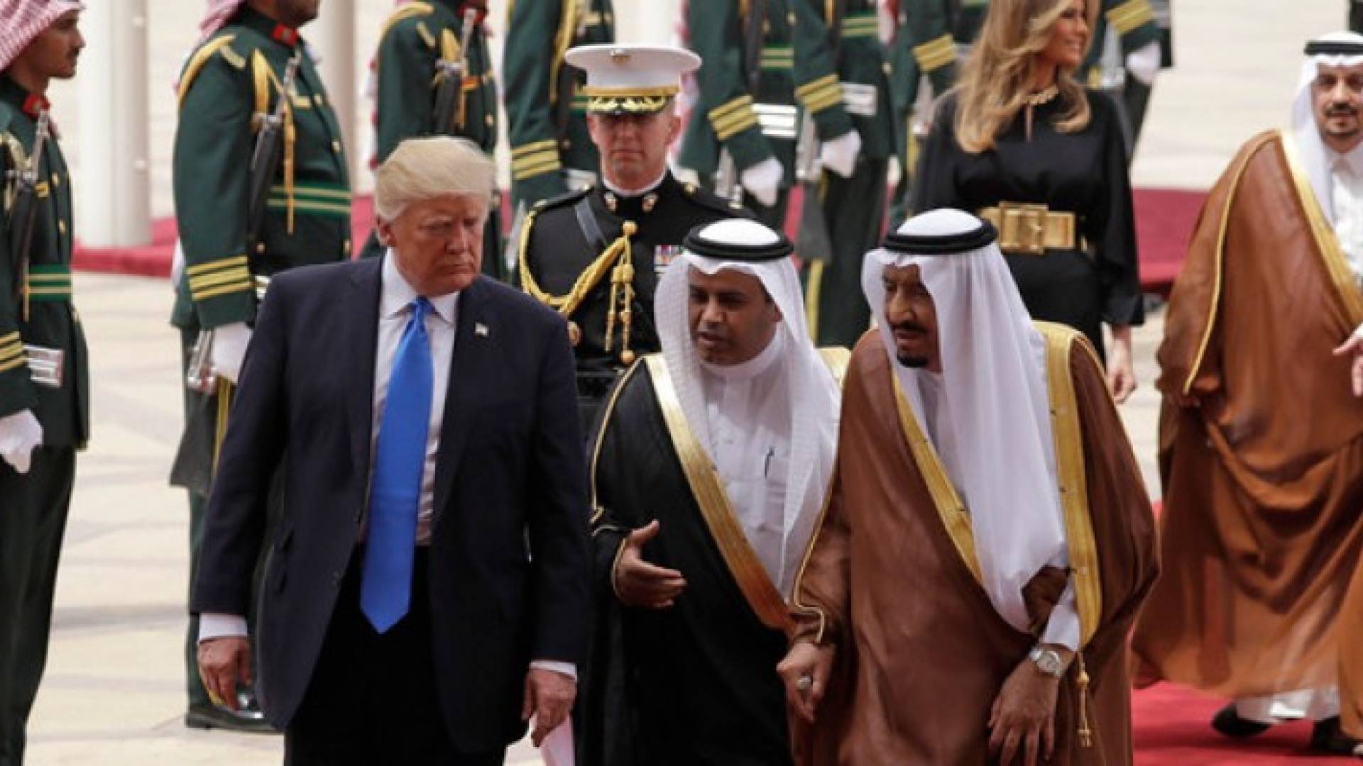 الملك سلمان والرئيس الامريكي