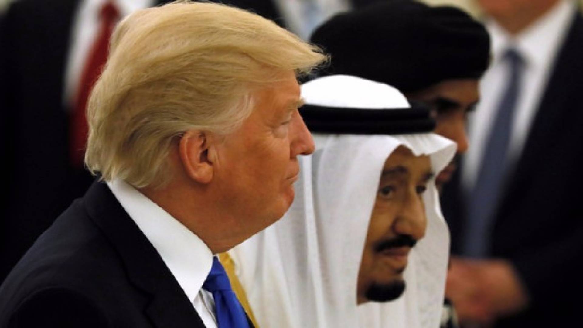 الملك سلمان والرئيس الامريكي