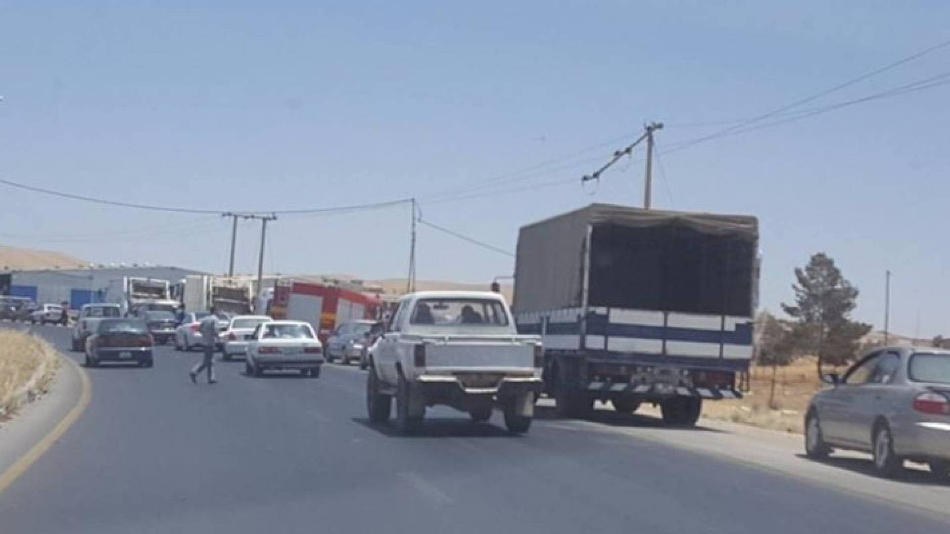الصور من شهود عيان 