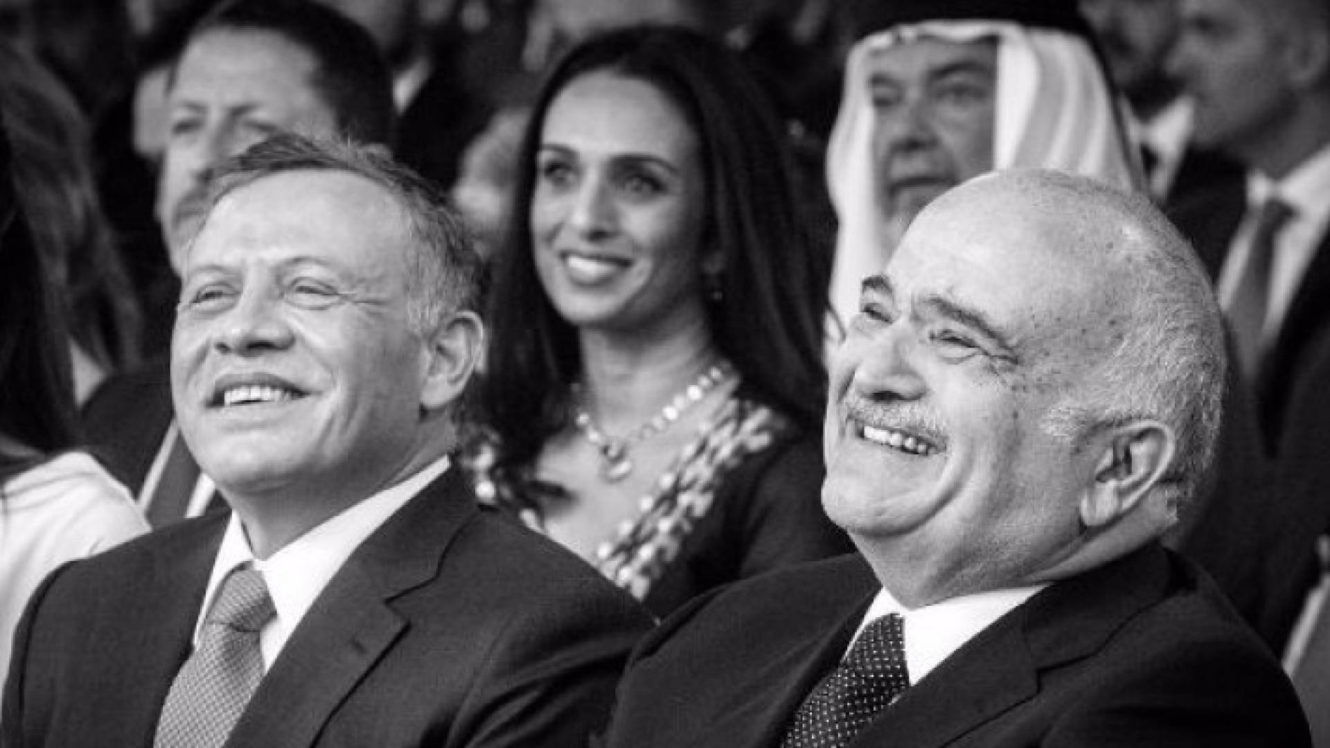 الملك والأمير الحسن 
