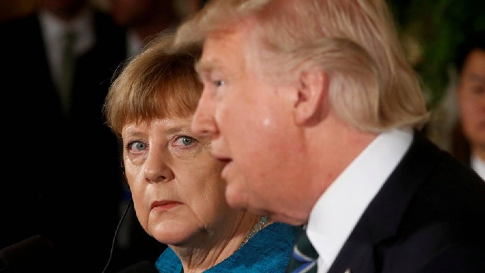 ترمب وميركل 