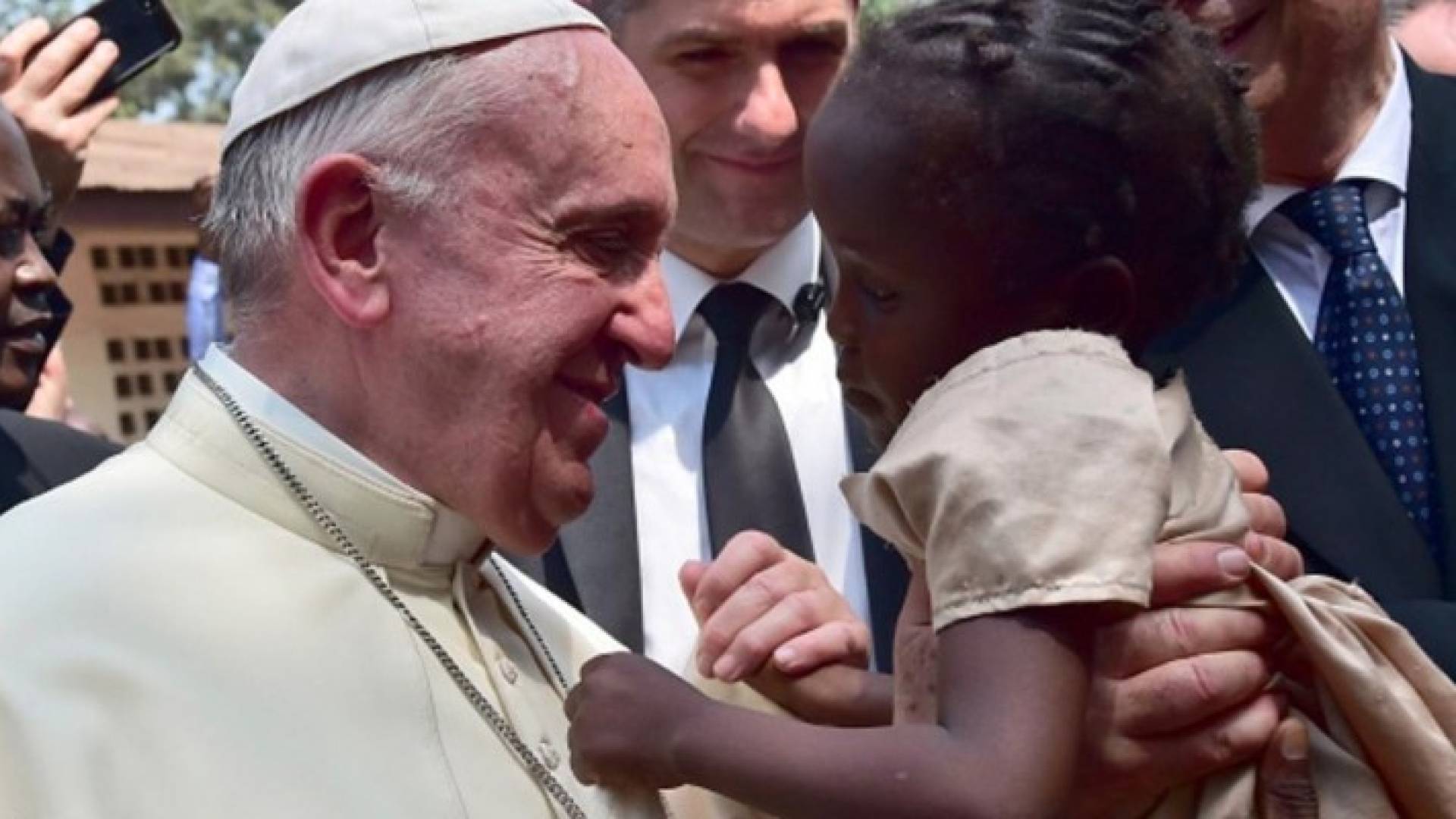 البابا فرنسيس في زيارة سابقة إلى إفريقيا الوسطى