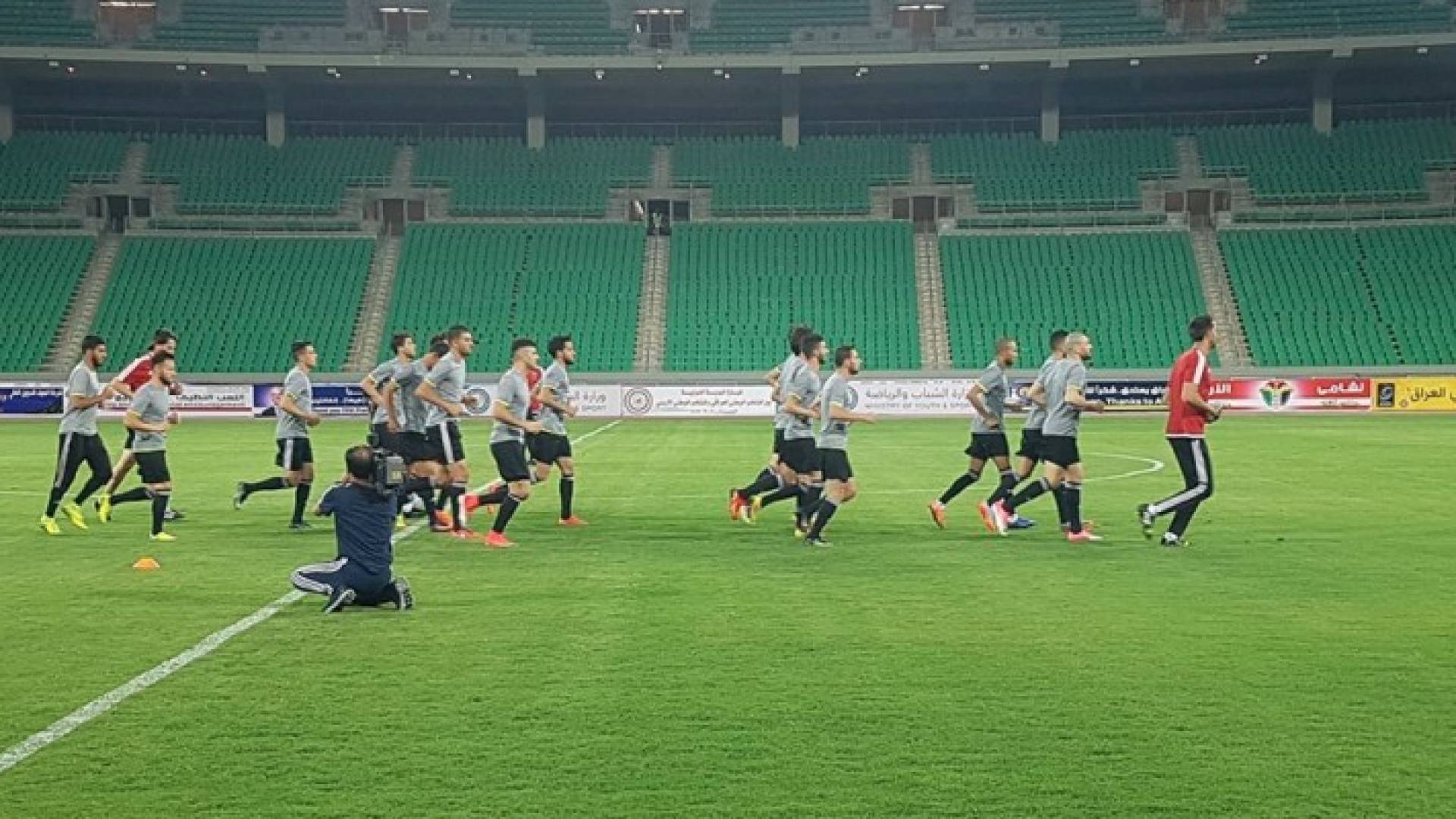 المنتخب الوطني يختتم تدريباته قبل مواجهة العراق