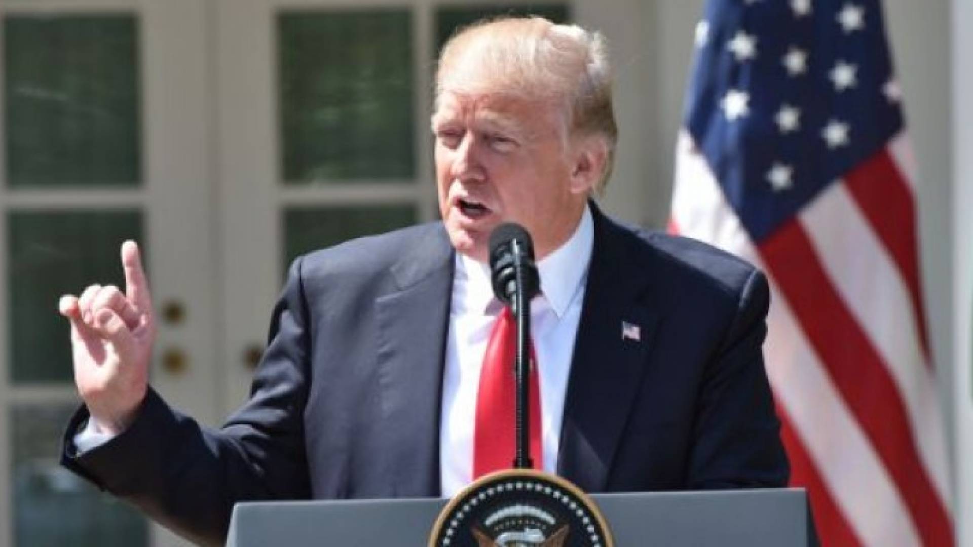 الرئيس الامريكي دونالد ترمب 