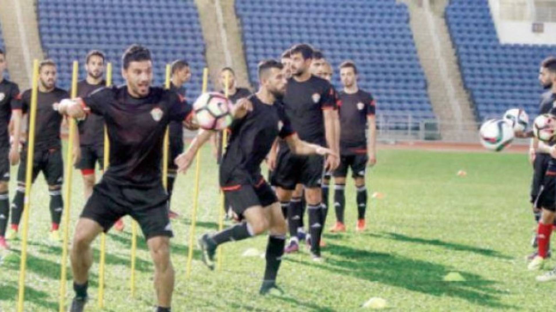 جانب من تدريبات المنتخب الوطني 