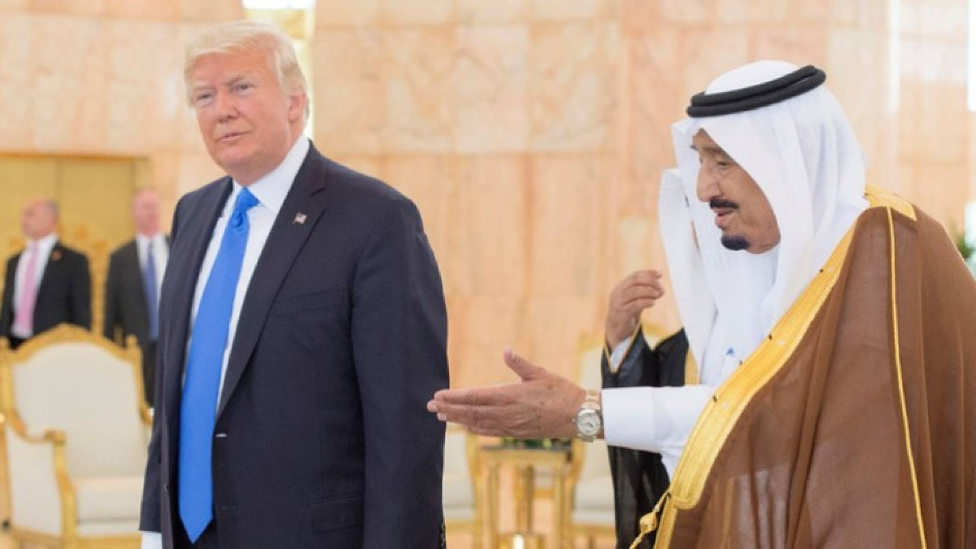 الملك سلمان ودونالد ترمب