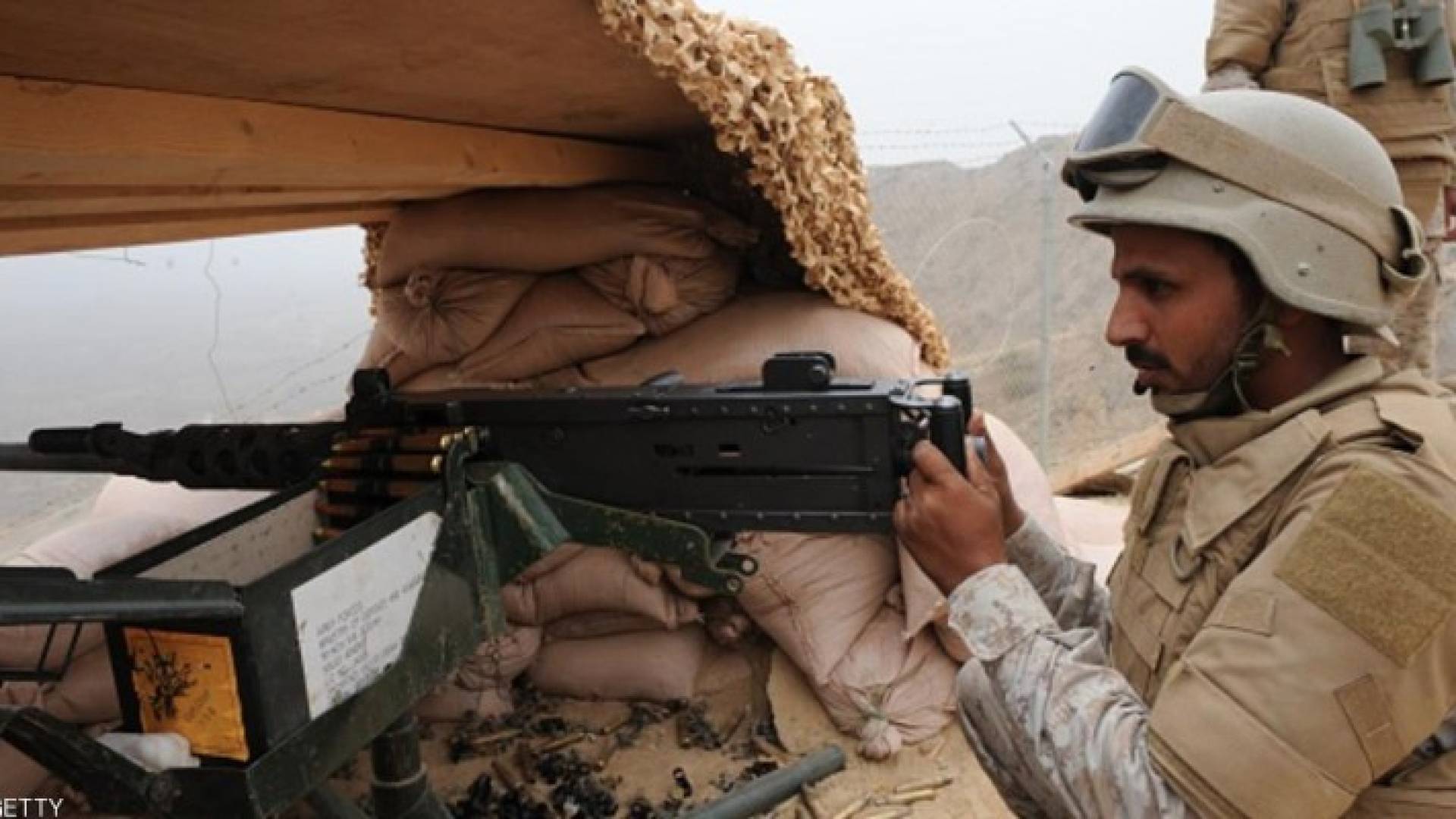 جندي سعودي على الحدود مع اليمن