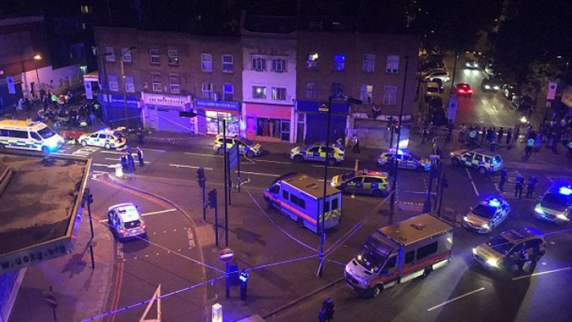 منطقة مسجد فنزبري حيث وقع الدهس شمال لندن