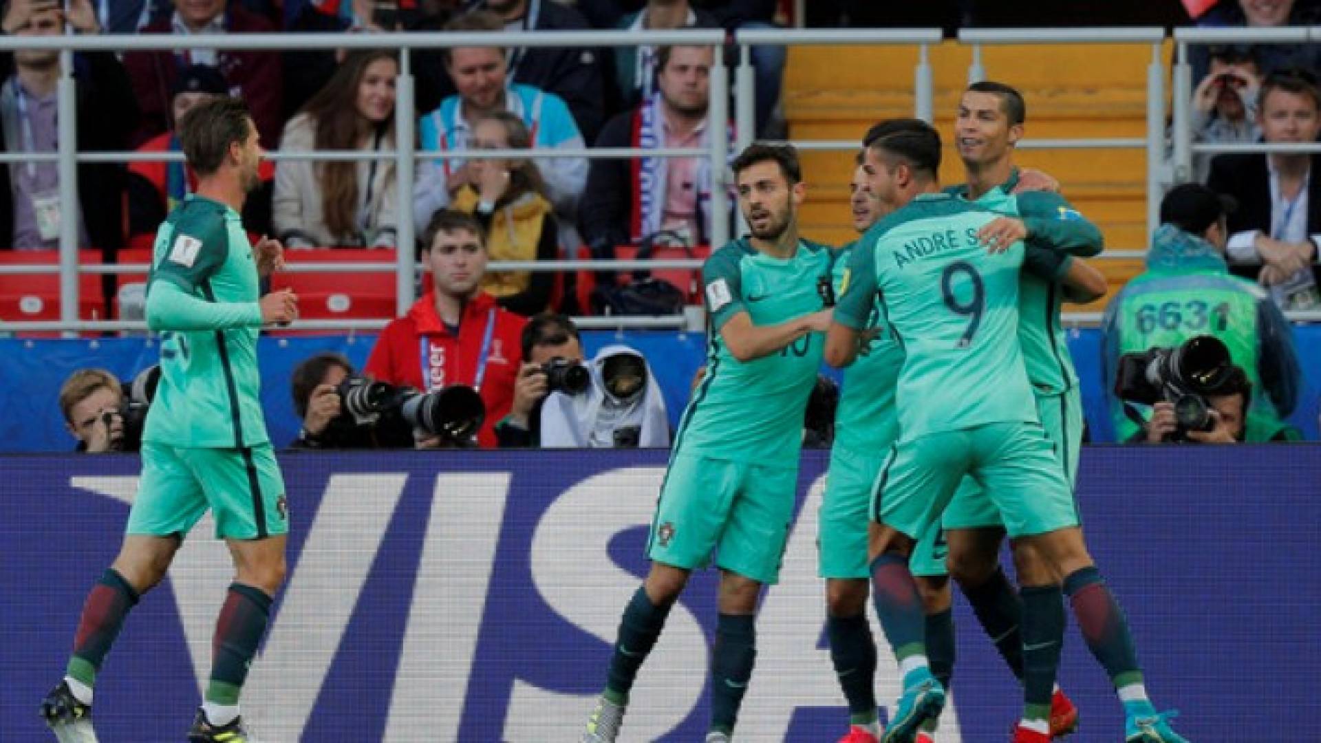 النجم البرتغالي رونالدو أحرز هدف المباراة الوحيد