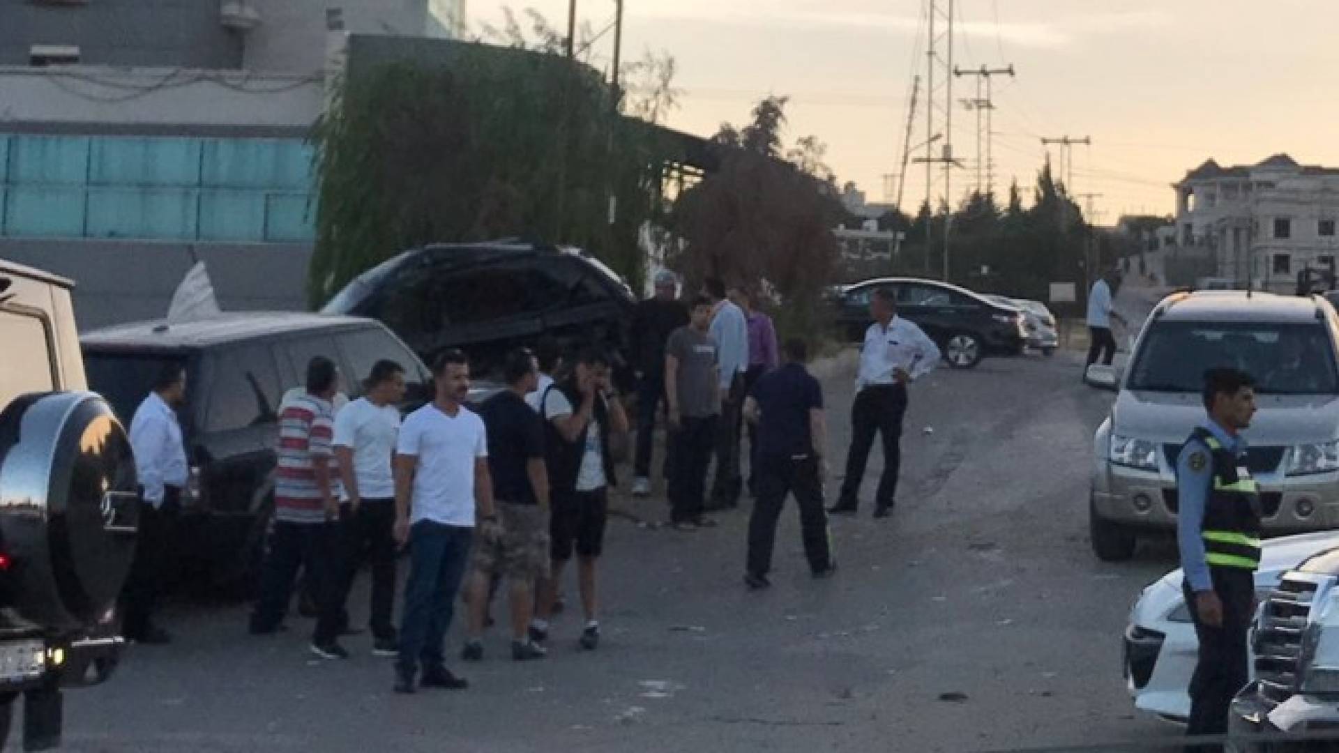 صورة من مكان الحادث