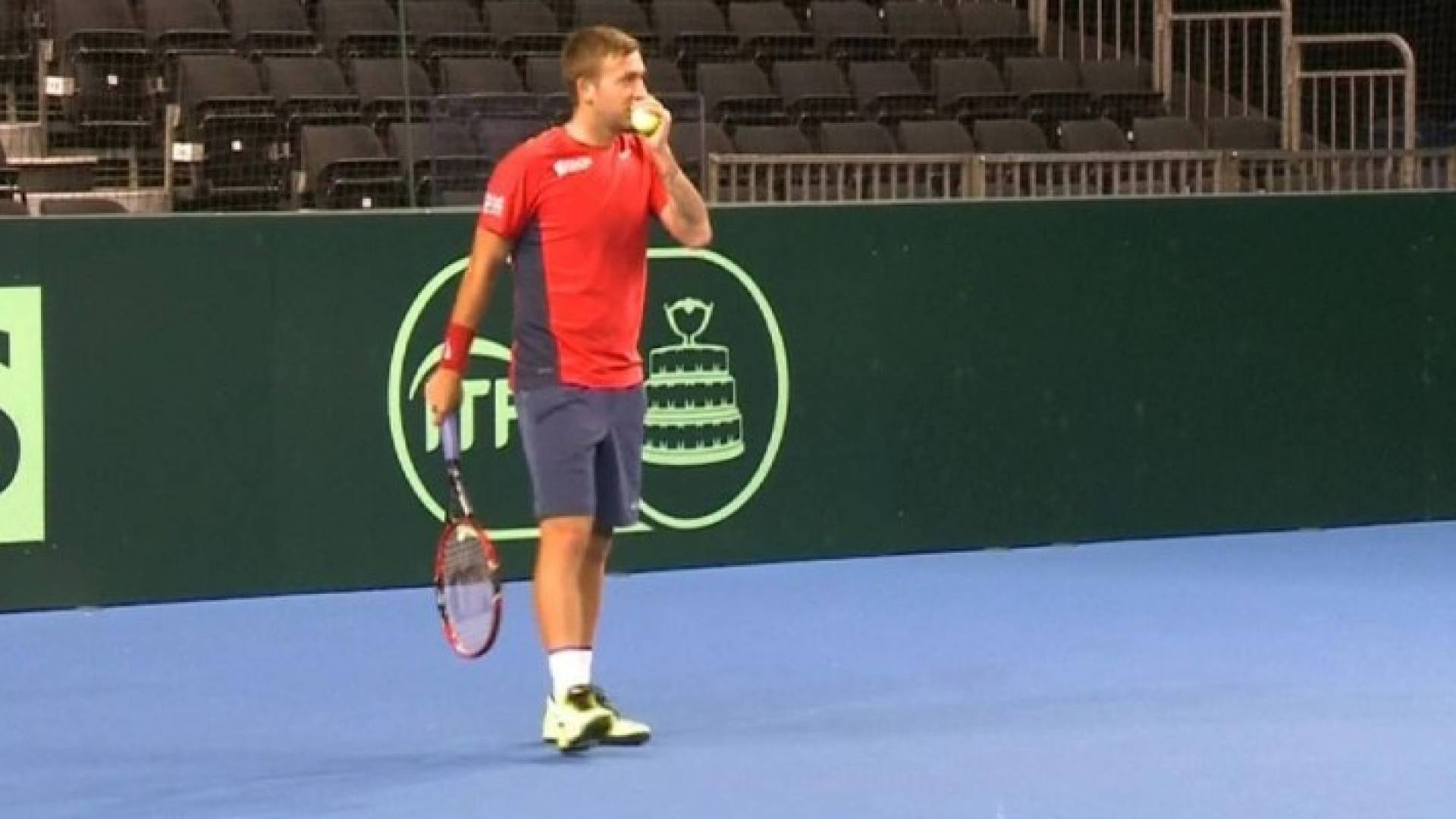  لاعب التنس البريطاني دان إيفانز