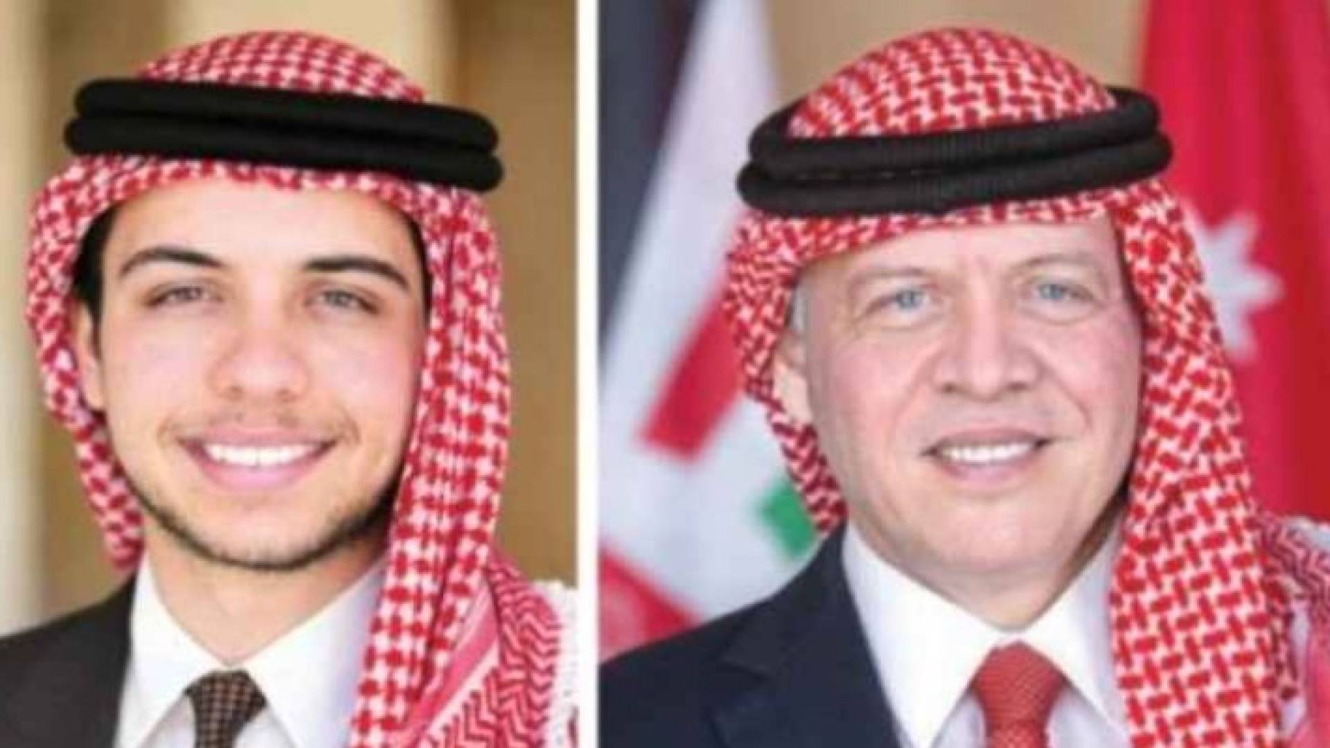 الملك عبدالله الثاني وسمو الأمير الحسين بن عبدالله الثاني