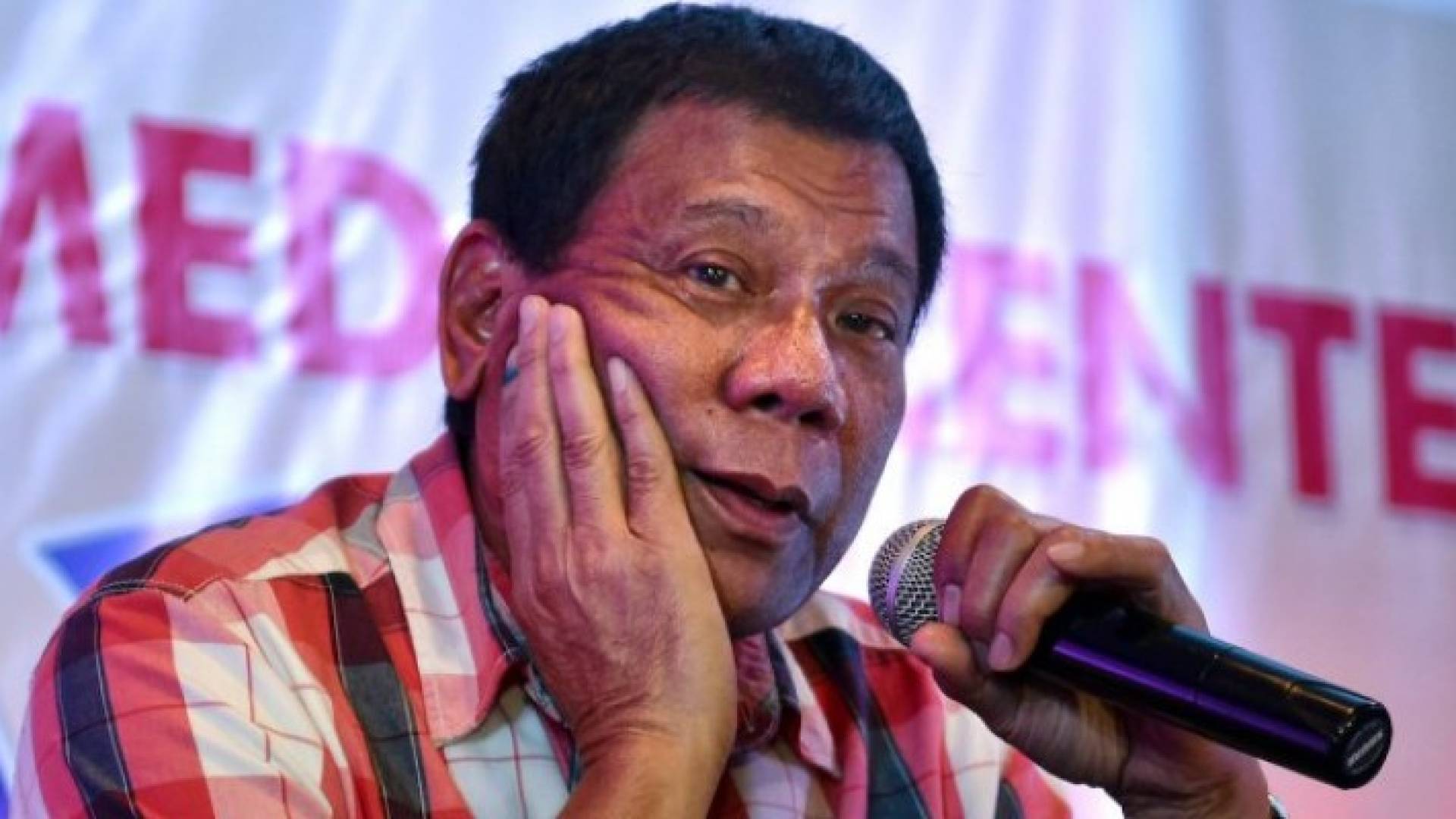 الرئيس رودريغو دوتيرتي 