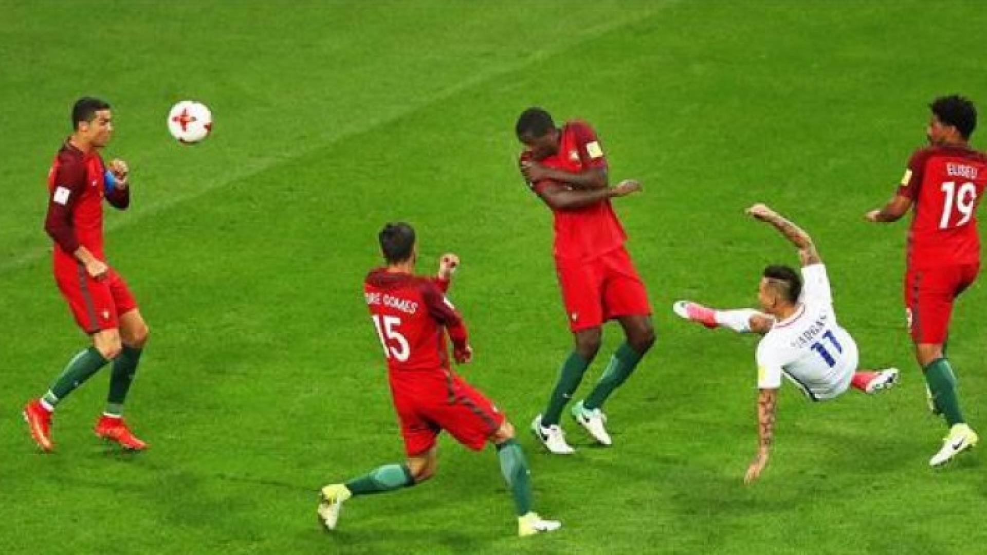 جانب من المباراة