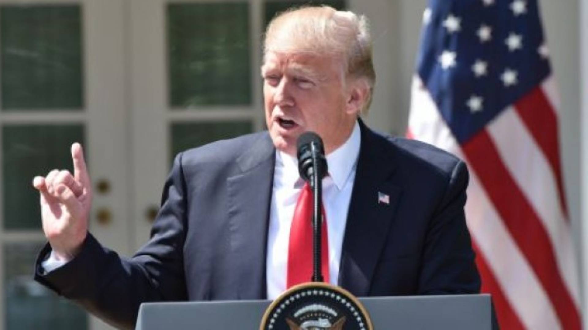 الرئيس الامريكي دونالد ترمب 