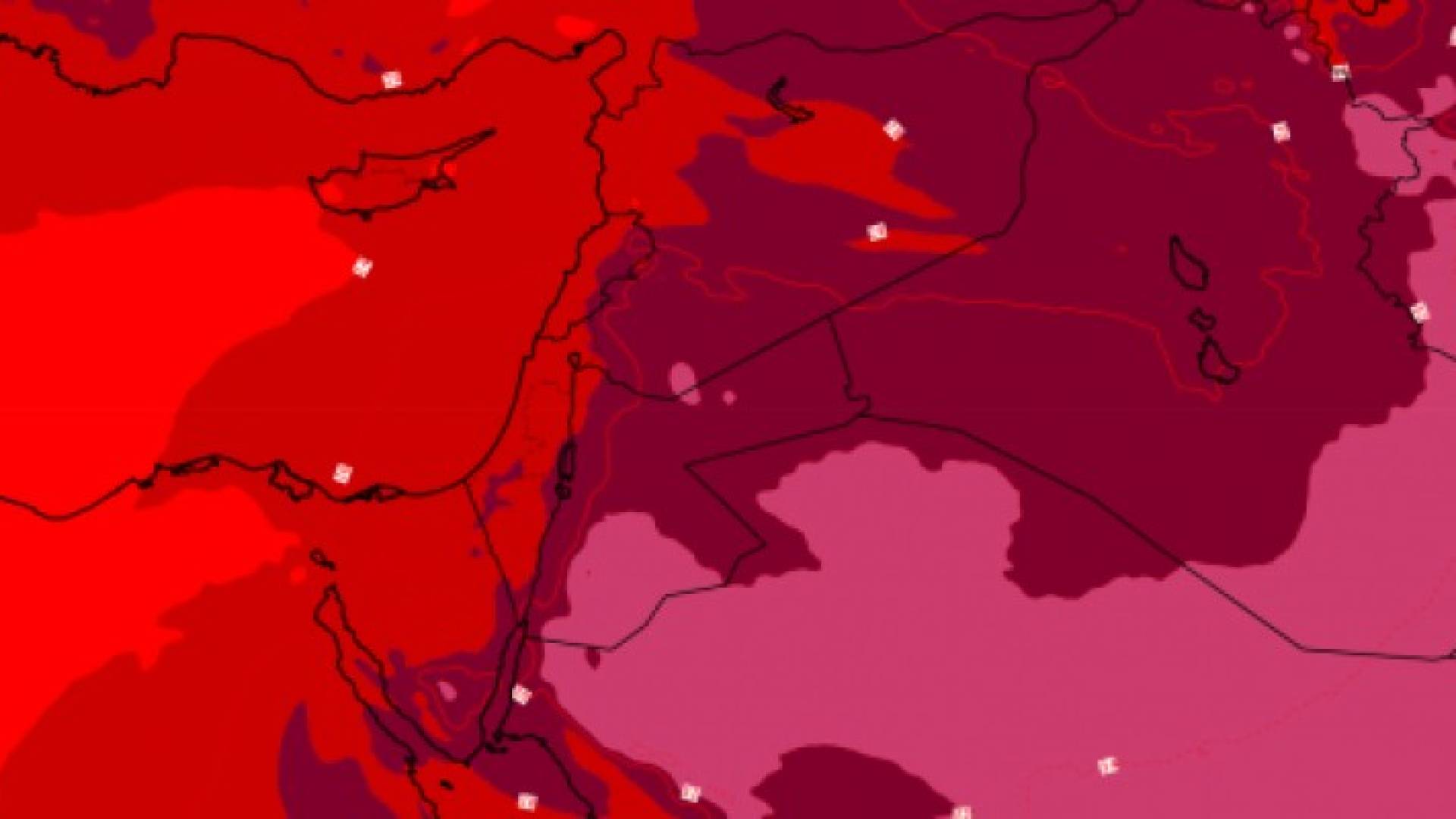 كتلة هوائية حارة تؤثر على المملكة الاثنين والثلاثاء