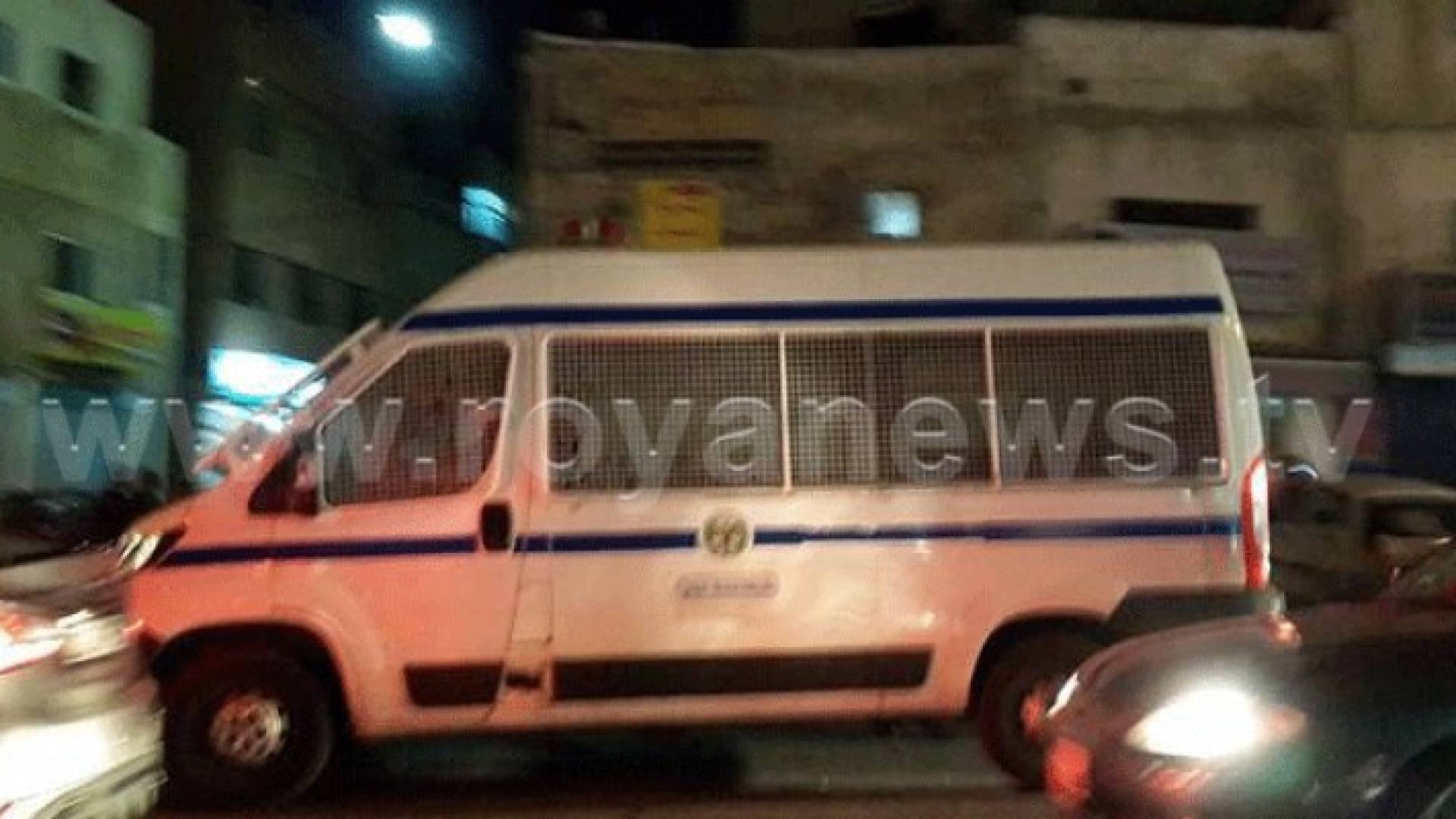 دورية امن في موقع الجريمة