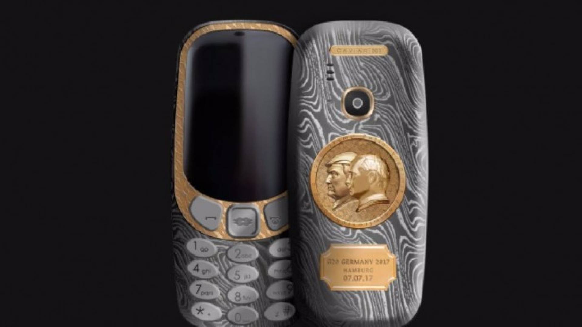 الهاتف الجديد من نوكيا 3310 يحمل صورة ترمب وبوتن