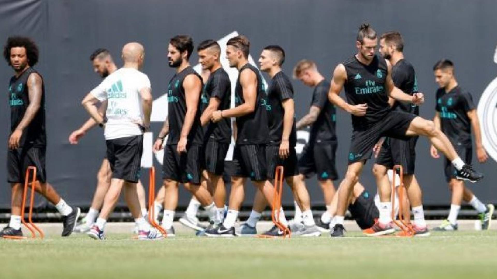 من تدريبات الفريق الاسباني