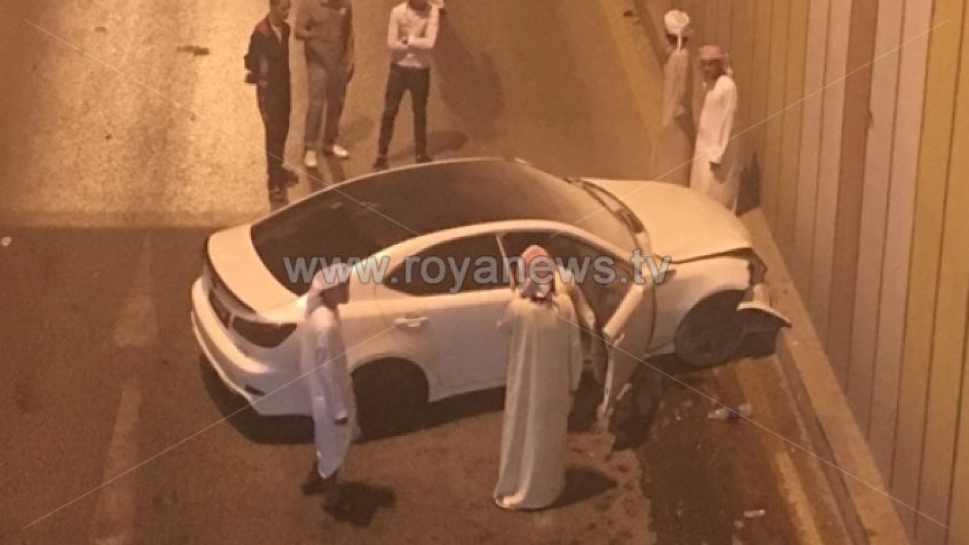 صورة من مكان الحادث