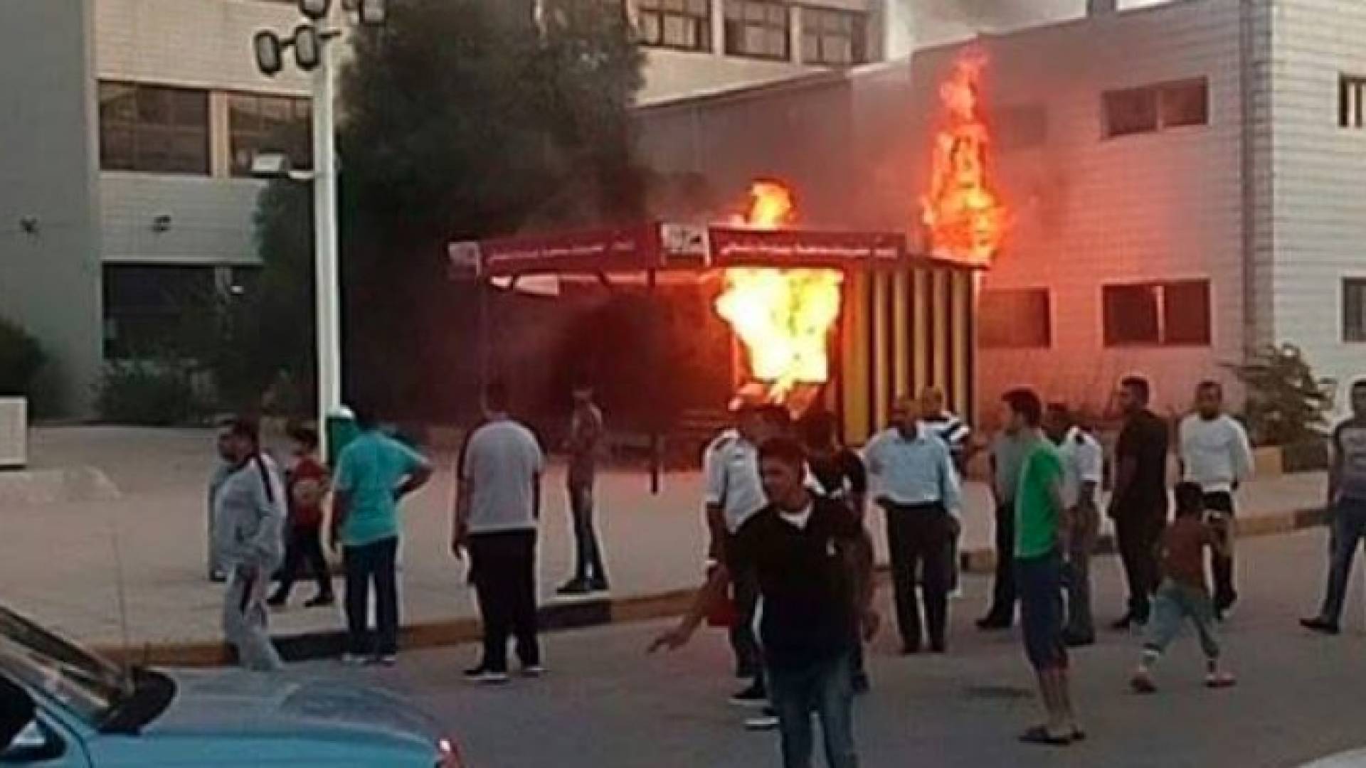 صورة من الحريق