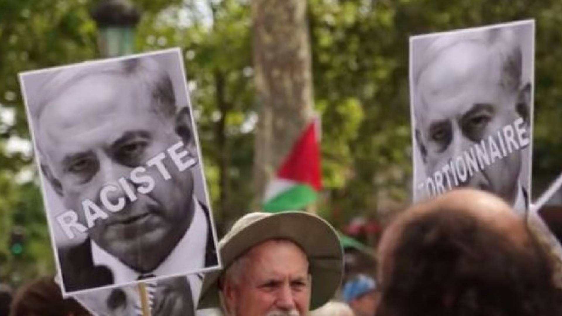 احتجاجات في باريس رفضا لزيارة نتنياهو 