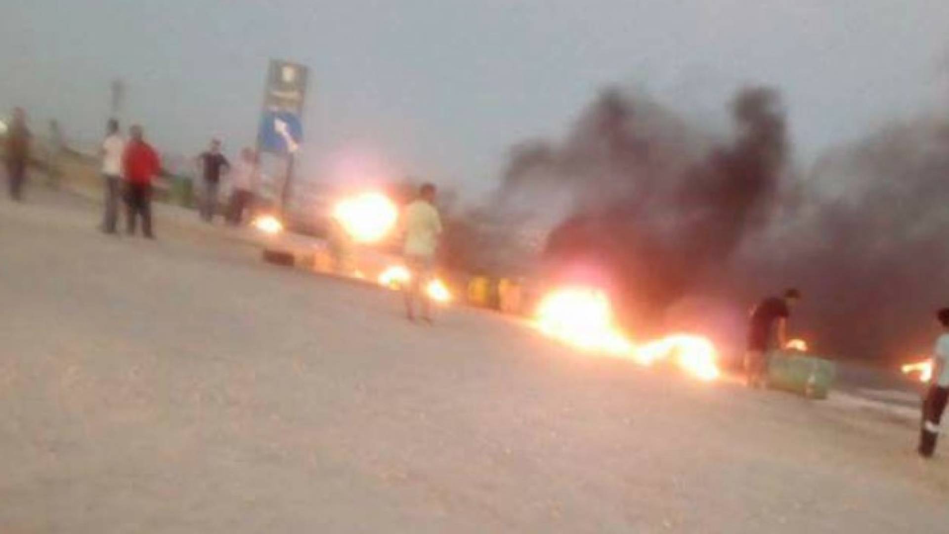 من موقع الاحتجاج