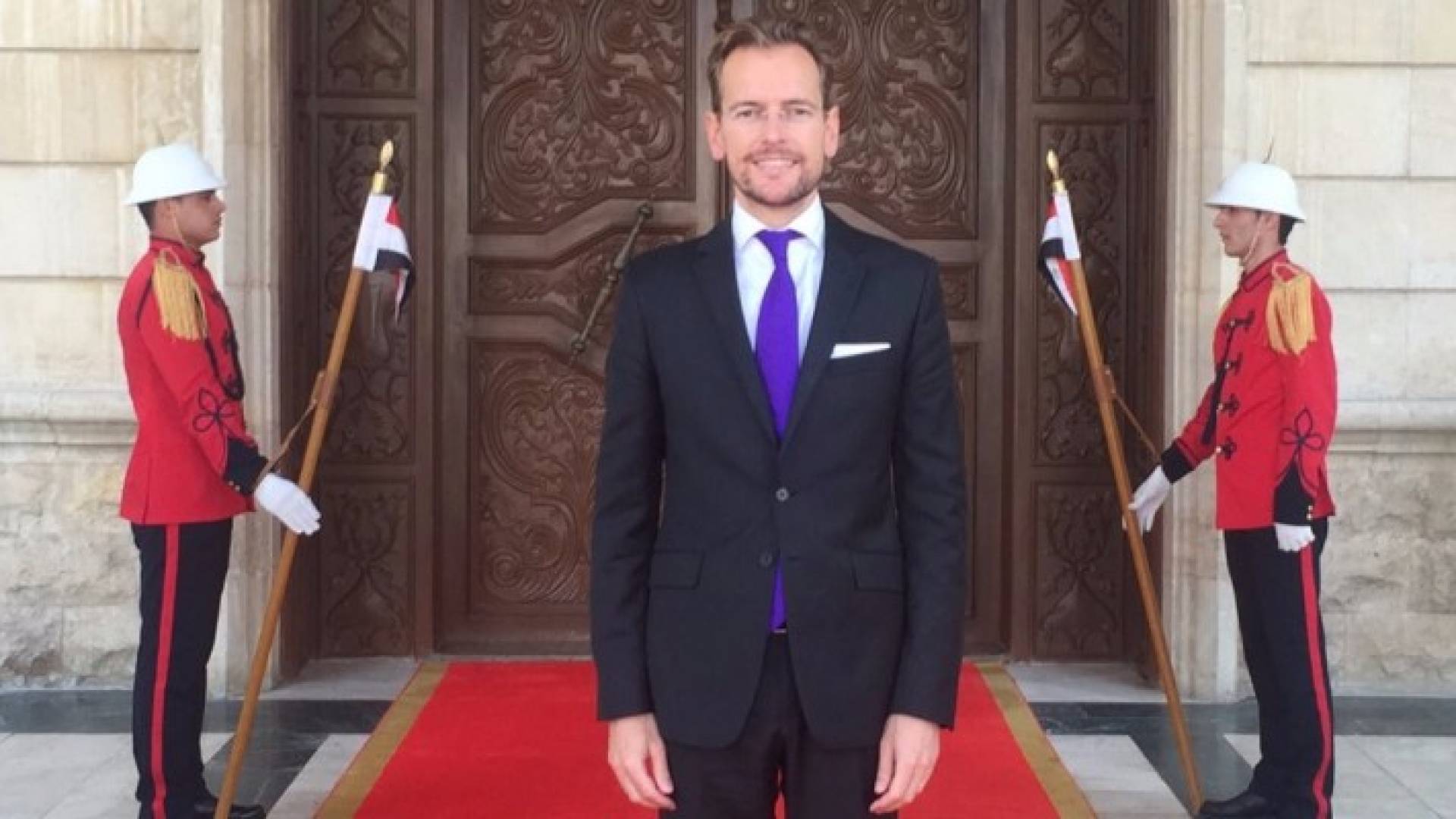 السفير البلجيكي في عمان هندريك فان دو فلد