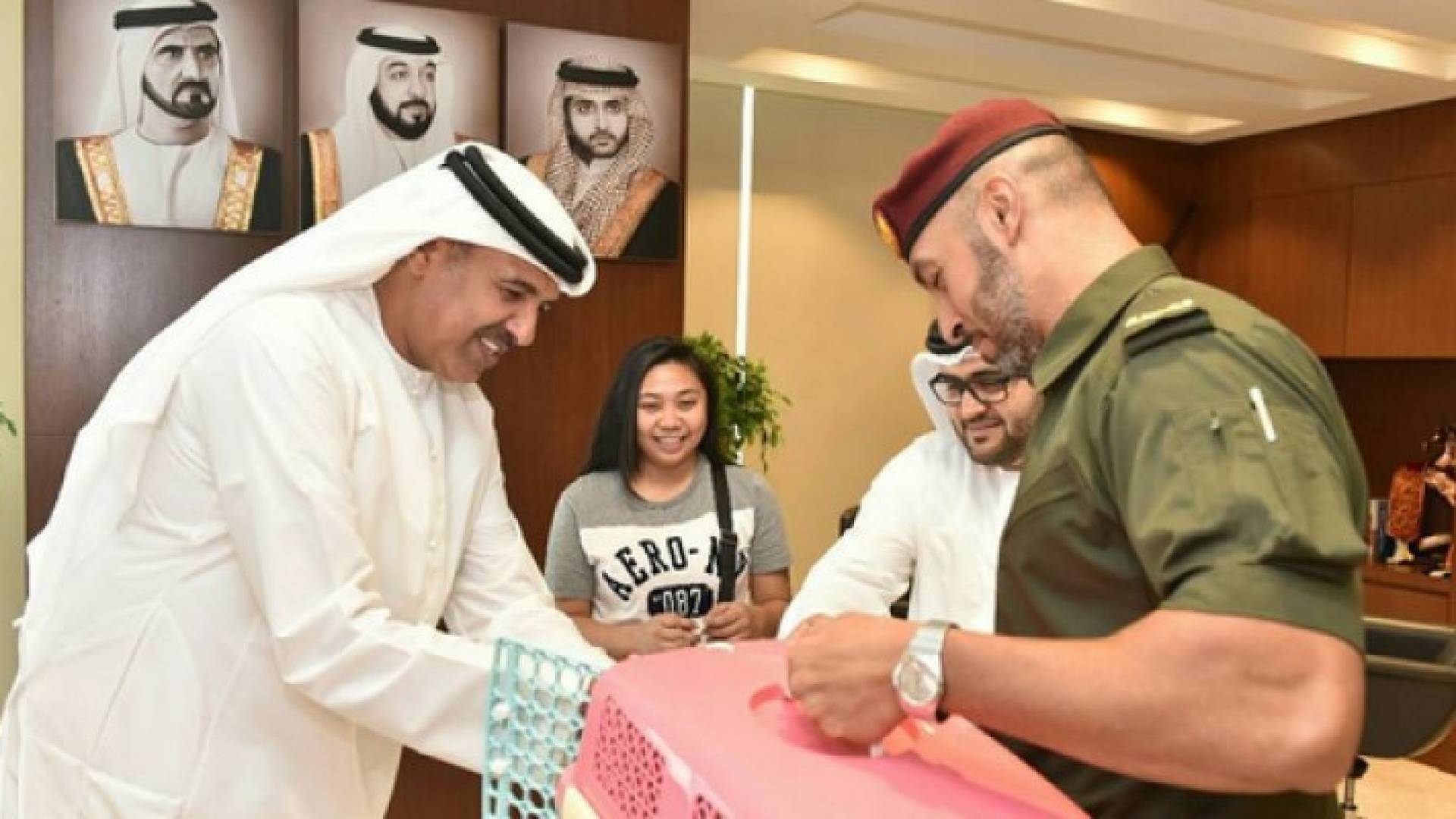 الصورة من وسائل اعلام اماراتية