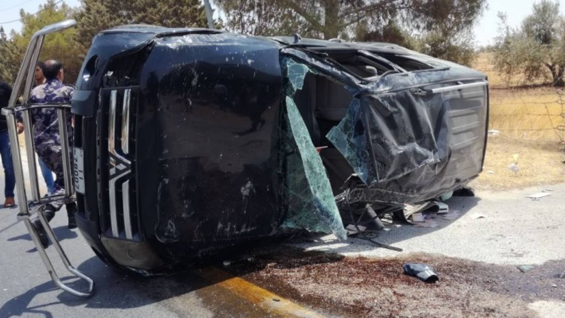 جانب من الحادث 