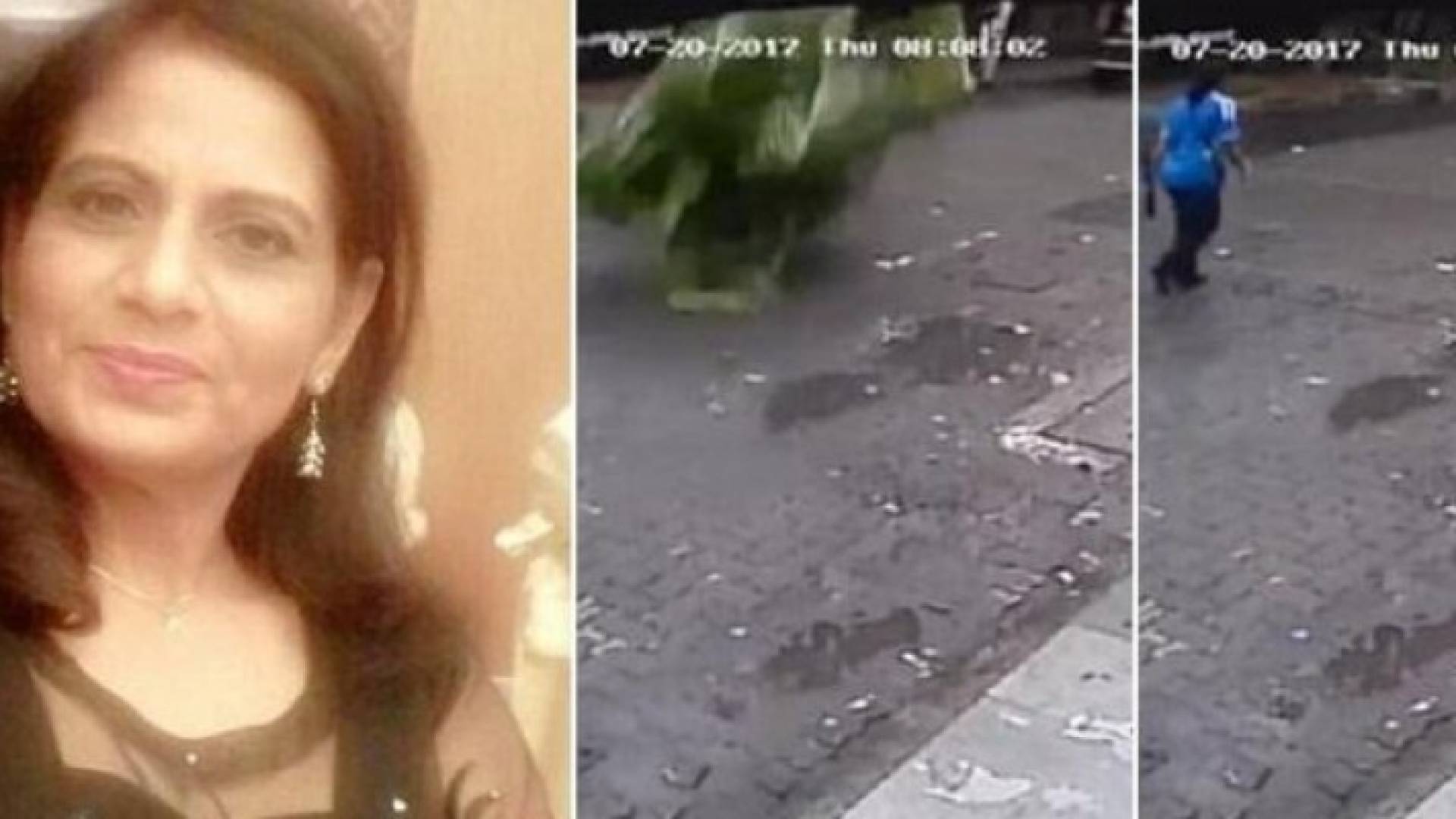 فيديو للموت يطارد مذيعة شهيرة ويهوي عليها بنخلة قتلتها