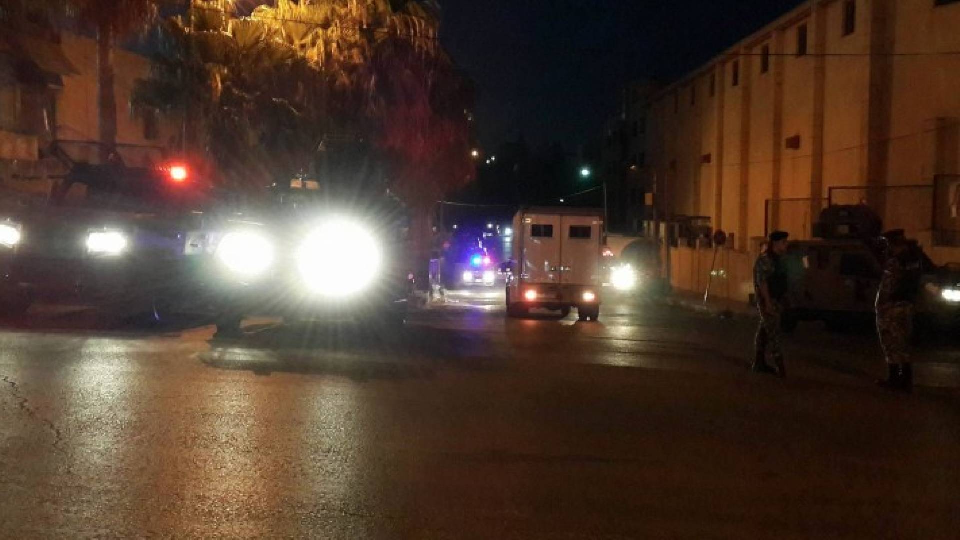 من محيط السفارة الاسرائيلية في عمان 