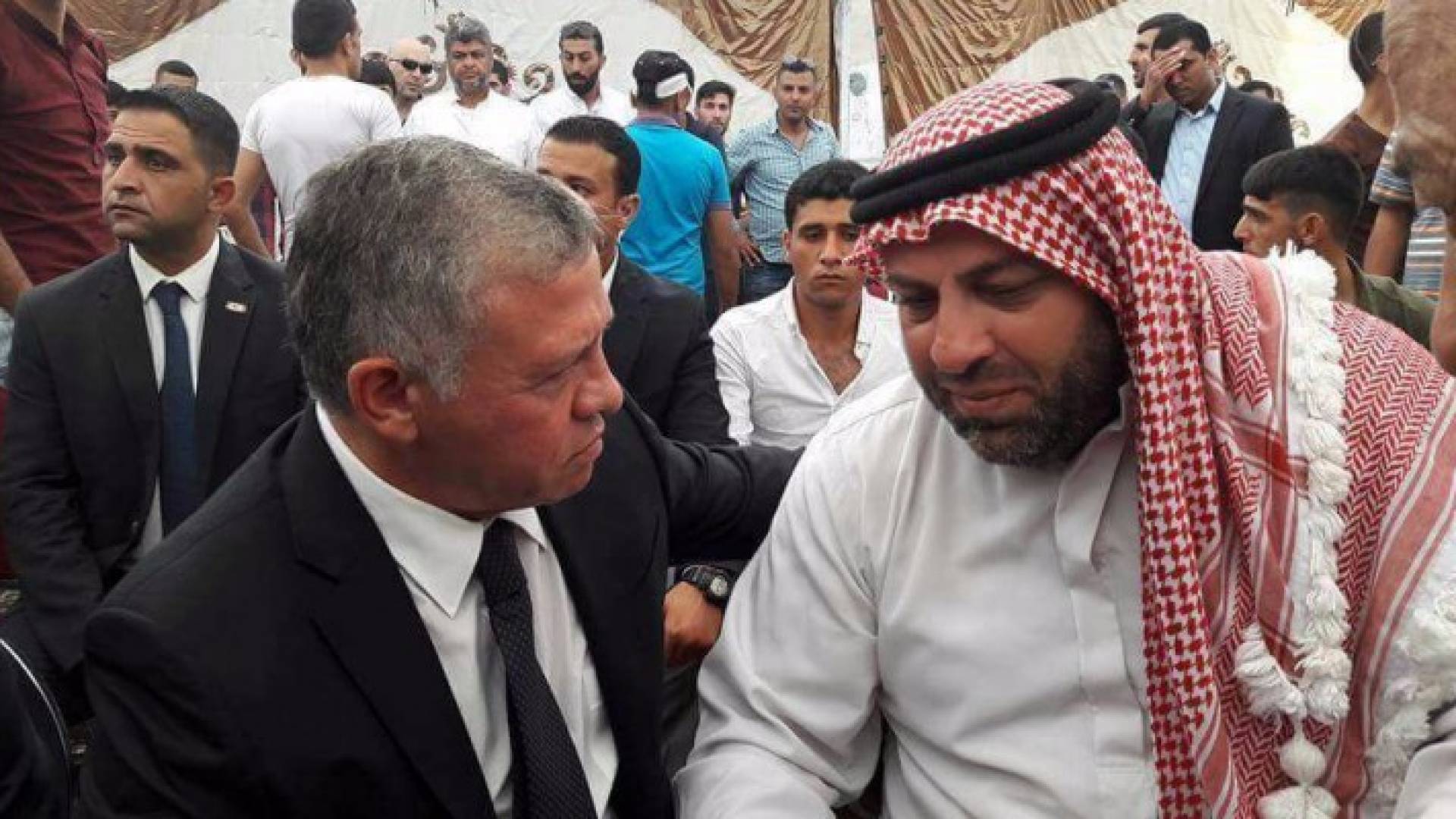 الملك يعزي في الجواودة