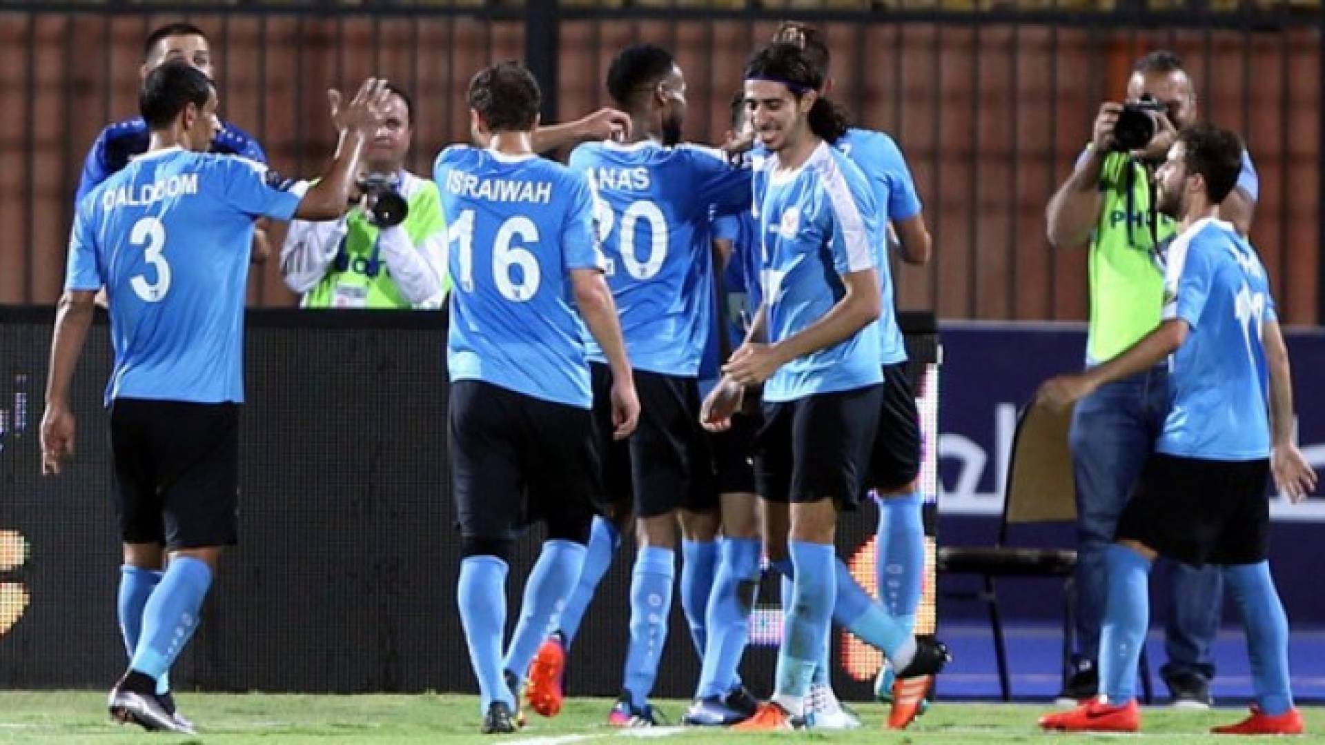 جانب من المباراة