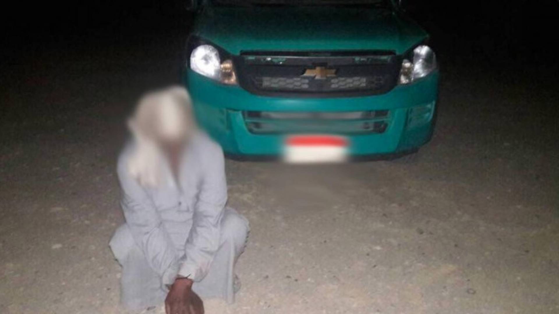 الإرهابي الذي تم ضبطه في العريش